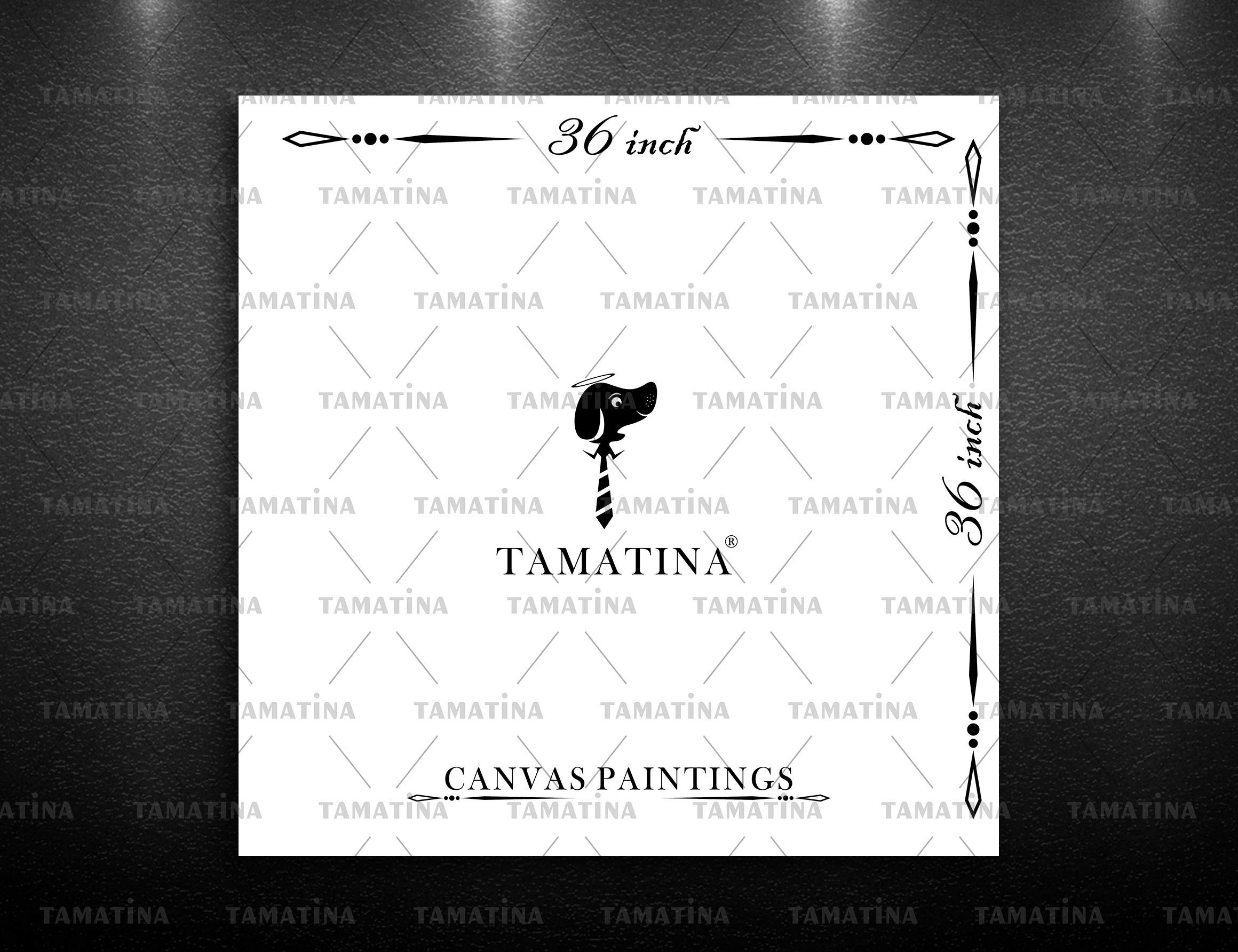 Tamatina Warli Art Canvas Paintings | Festival Night | Tribal Art | Traditional Art Paintings for Home dcor|Size - 36X36 Inches.
