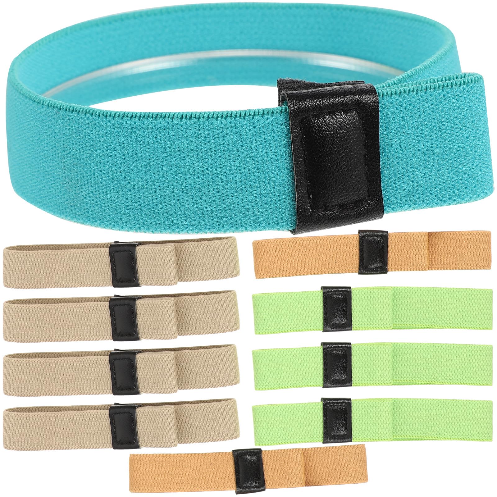 Osaladi 10Pcs Lunch Box Elastic Band Outdoor Bento Lunchbox Strap Stretchable Lunch Container Fixing Loop Belt For 35- 43Cm Home