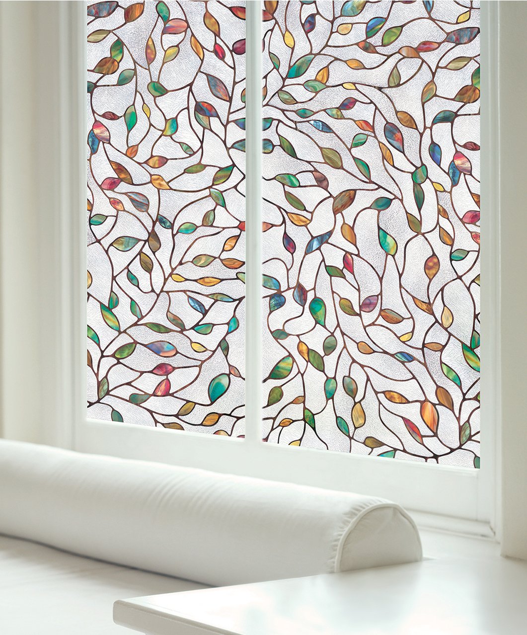 Artscape 02-3021 New Leaf Window Film, 24 x 36, Multi Color