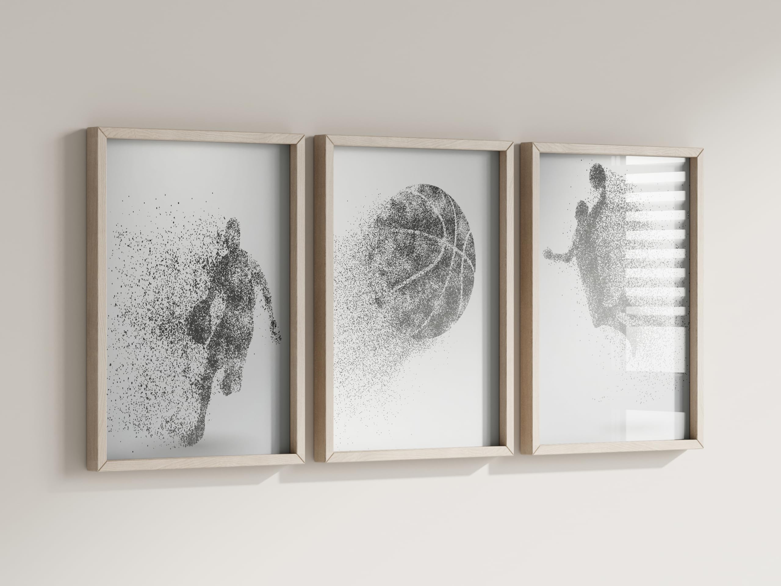 Basketball Wall Art Prints Set of 4 (8x10) Unframed Basketball Posters Basketball Room Decor For Men Kids Teenagers Basketball Wall Decor Basketball Boys Bedroom Decor