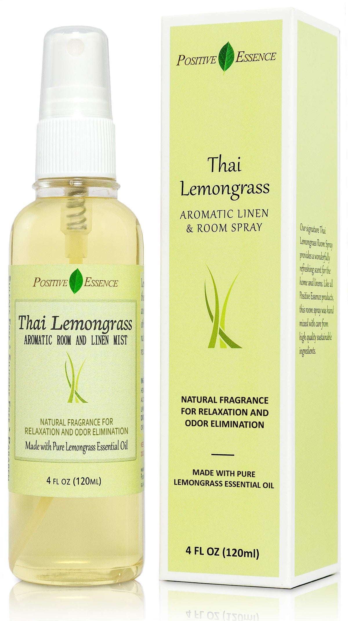 Thai Lemongrass Linen And Room Spray, Natural Air Freshener Made With Pure Lemongrass Essential Oil, Bathroom Air Freshener Or C