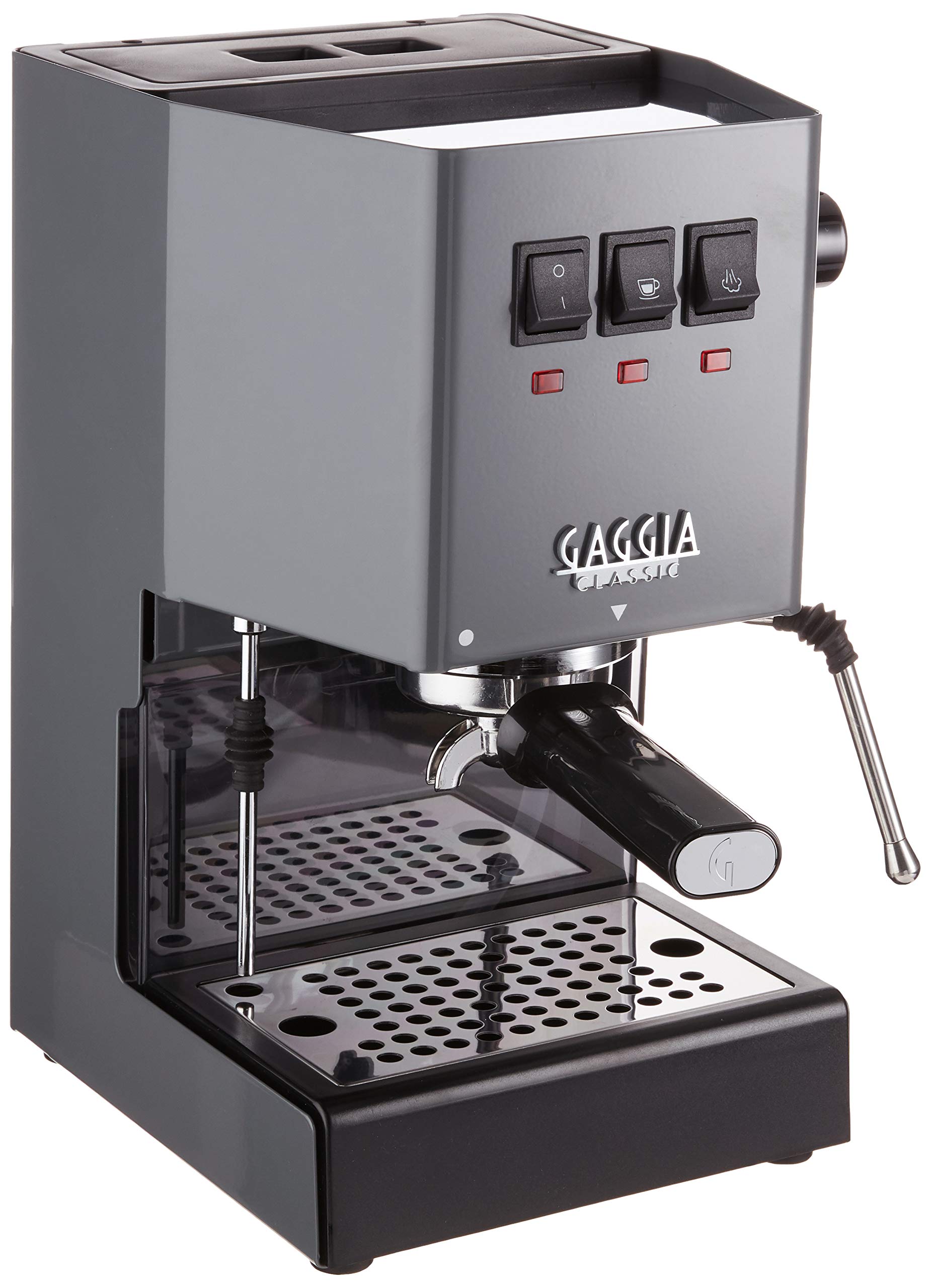 Gaggia Ri9380/51 Classic Evo Pro Espresso Machine, Industrial Grey, Small