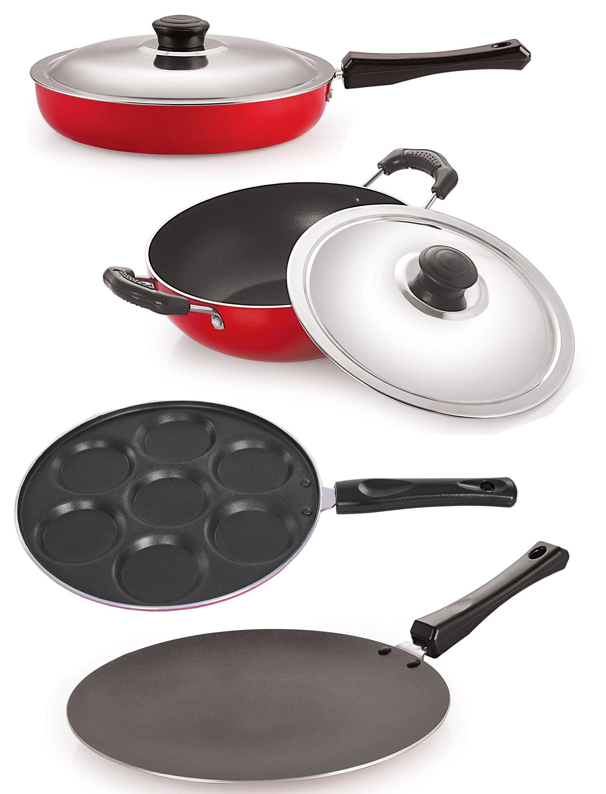 Nirlon NonStick Tawa Fry Pan And Kadai Combo Set Offer