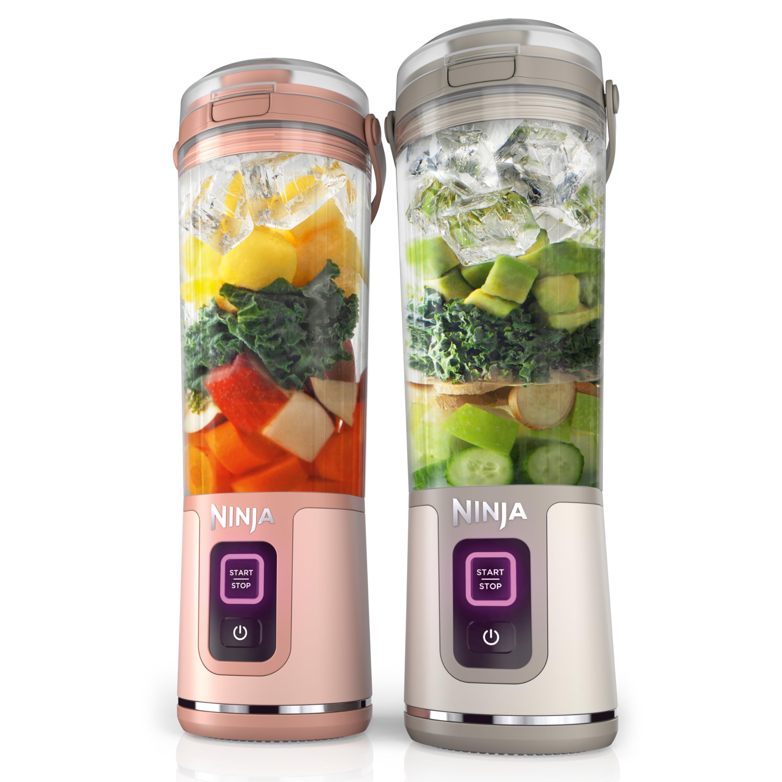 Ninja Bc155Ps Blast Two-Pack Portable Blender, Cordless, 18Oz. Vessel, Personal Blender-For Shakes & Smoothies, Bpa Free, Leakpr
