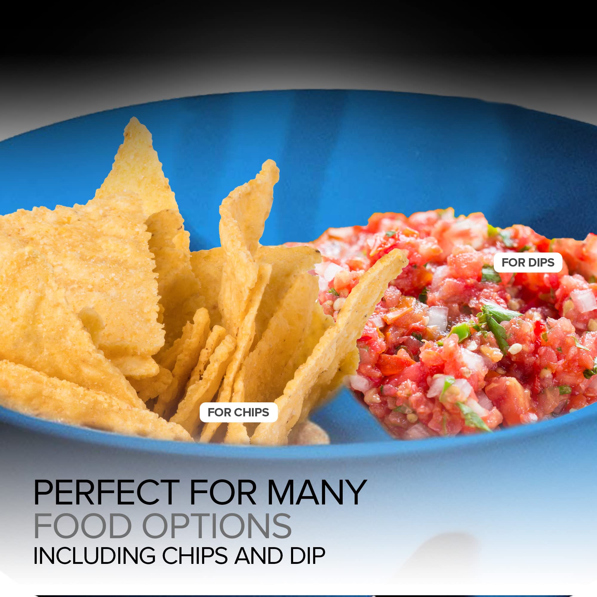 Just Crunch Anti-Soggy Cereal Bowl - Keeps Cereal Fresh & Crunchy | Bpa Free | Microwave Safe | Ice Cream & Topping, Yogurt & Be