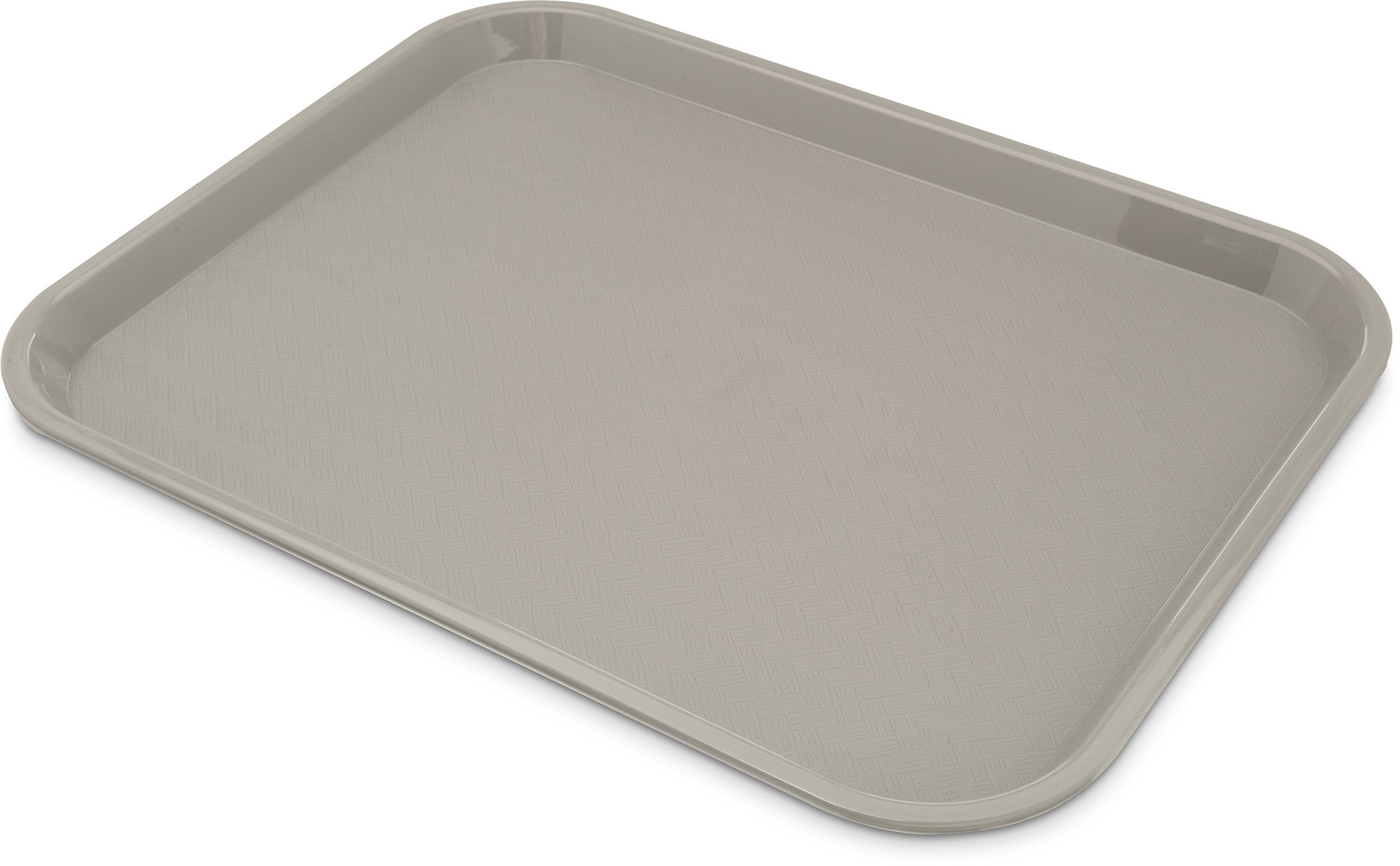 Carlisle FoodService Products Cafe Plastic Fast Food Tray, 14 x 18, Gray