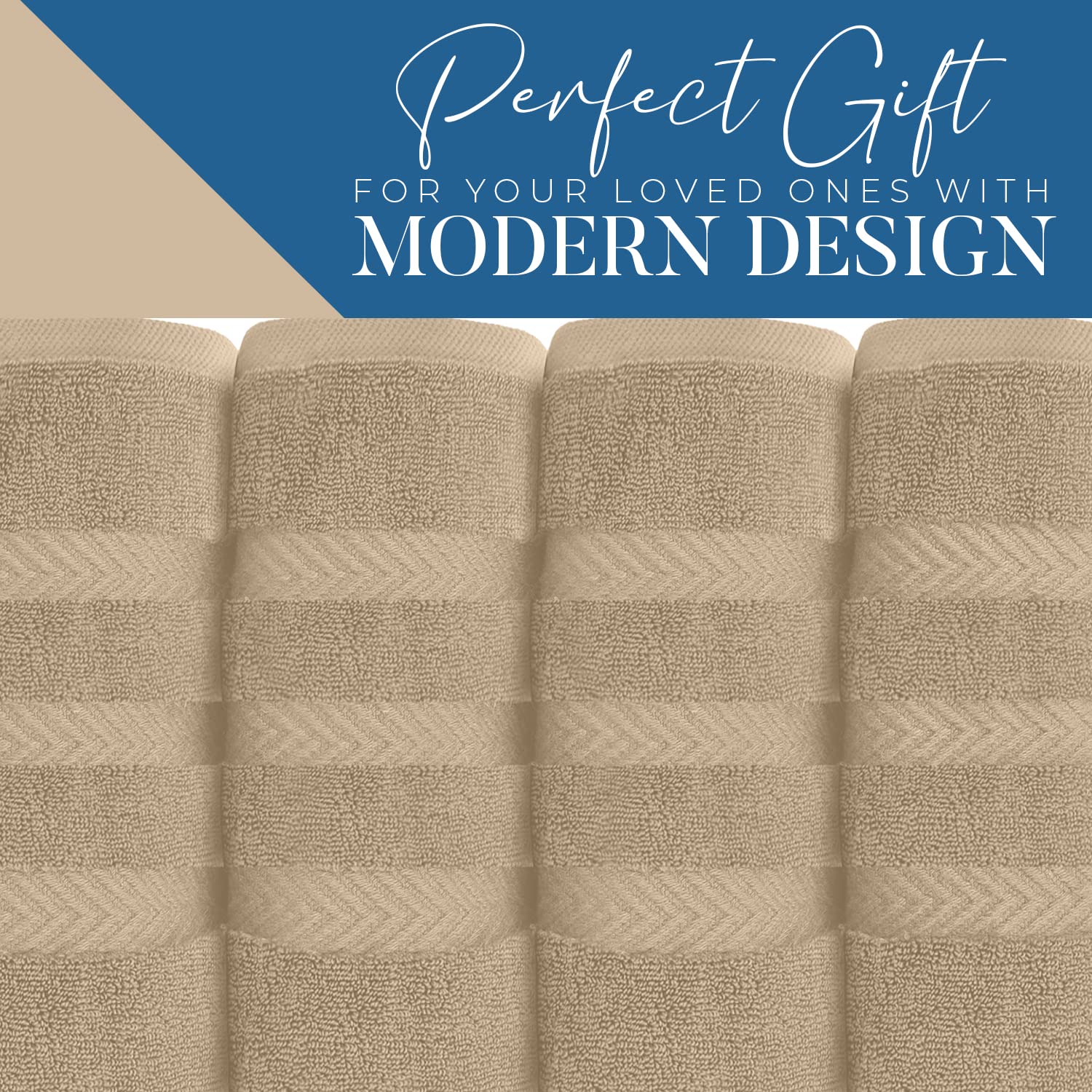DAN RIVER Bath Sheets Set of 2 - 550 GSM Ultra Super Soft & Highly Absorbent Sheets - 100% Cotton Jumbo Large Bath Towels for Bathroom  Home  Hotel  Spa  Beach  Pool  Gym - 35?x70? in Tan