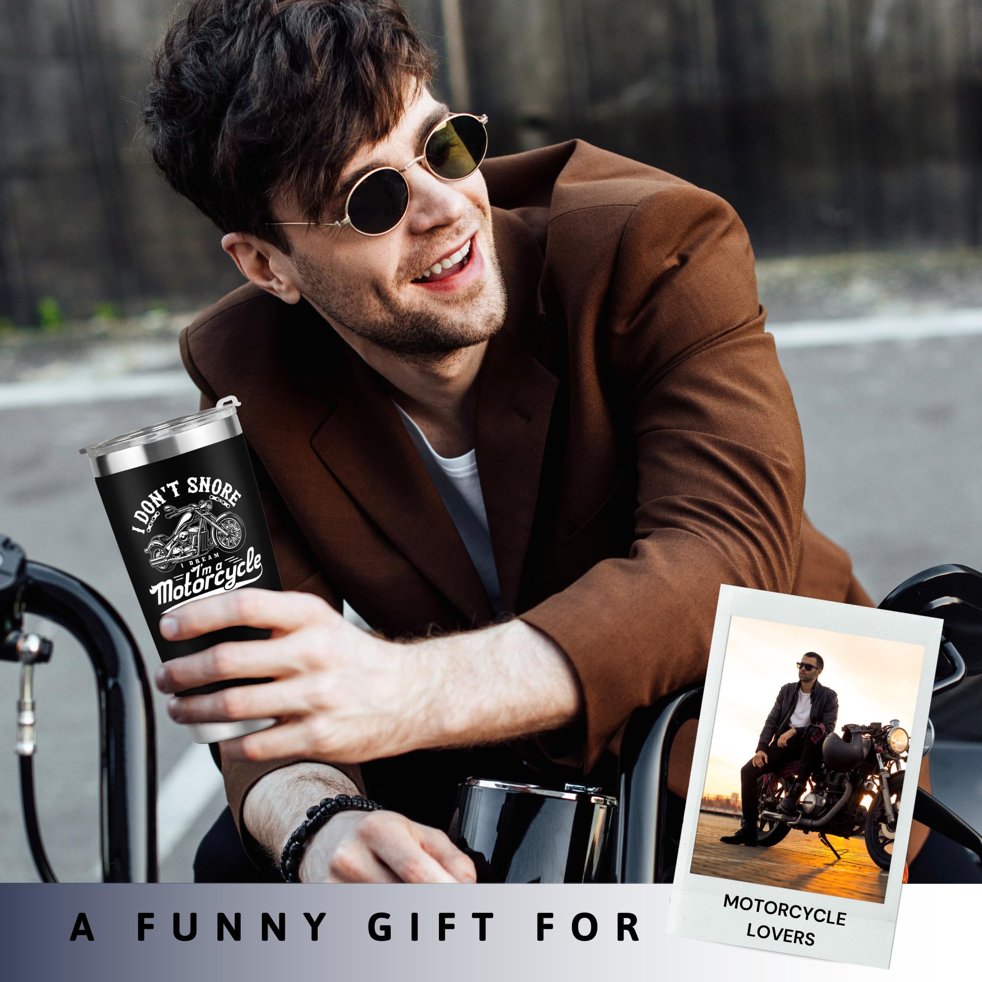 Motorcycle Gifts For Men - Gifts For Bikers Motorcycle Men, Gifts For Motorcycle Riders - Biker Dad Gifts, Motorcycle Dad Gifts