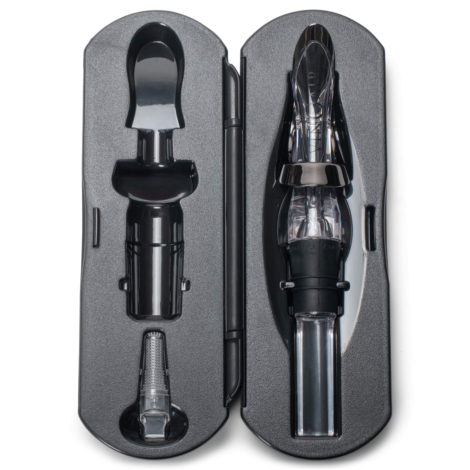 Cork Pops Vinoair Premier Aerator, 2.75X1.75X6.50, Black