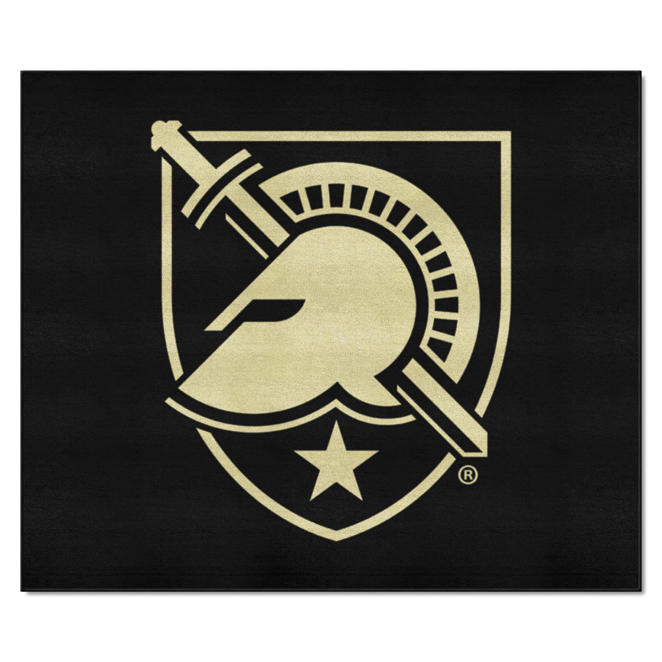 FANMATS 4162 Army West Point Black Knights Tailgater Rug - 5ft. x 6ft. Sports Fan Area Rug, Home Decor Rug and Tailgating Mat