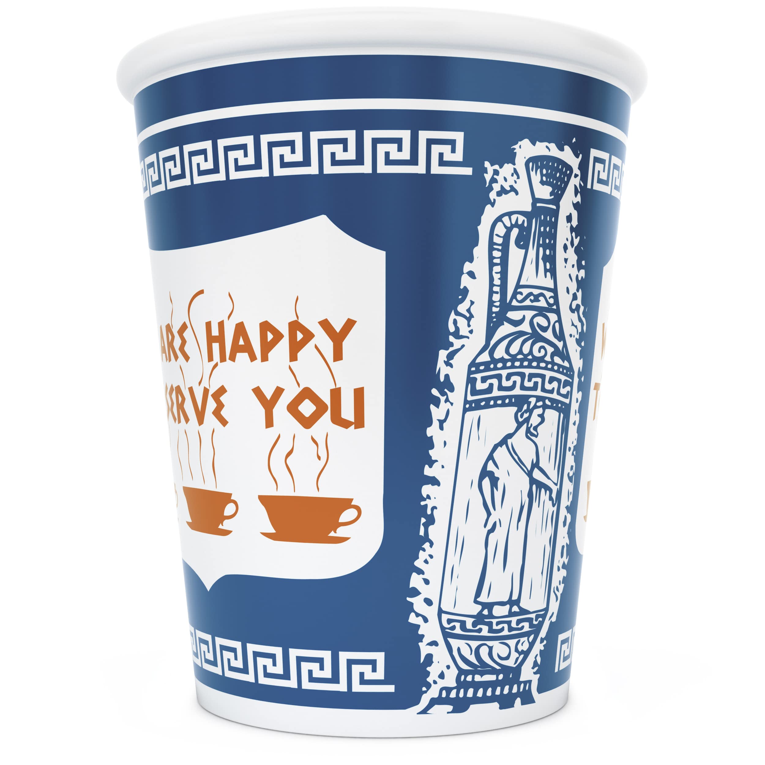 Exceptionlab Inc. 0-Ounce Ceramic Cup ''We are happy to serve you''