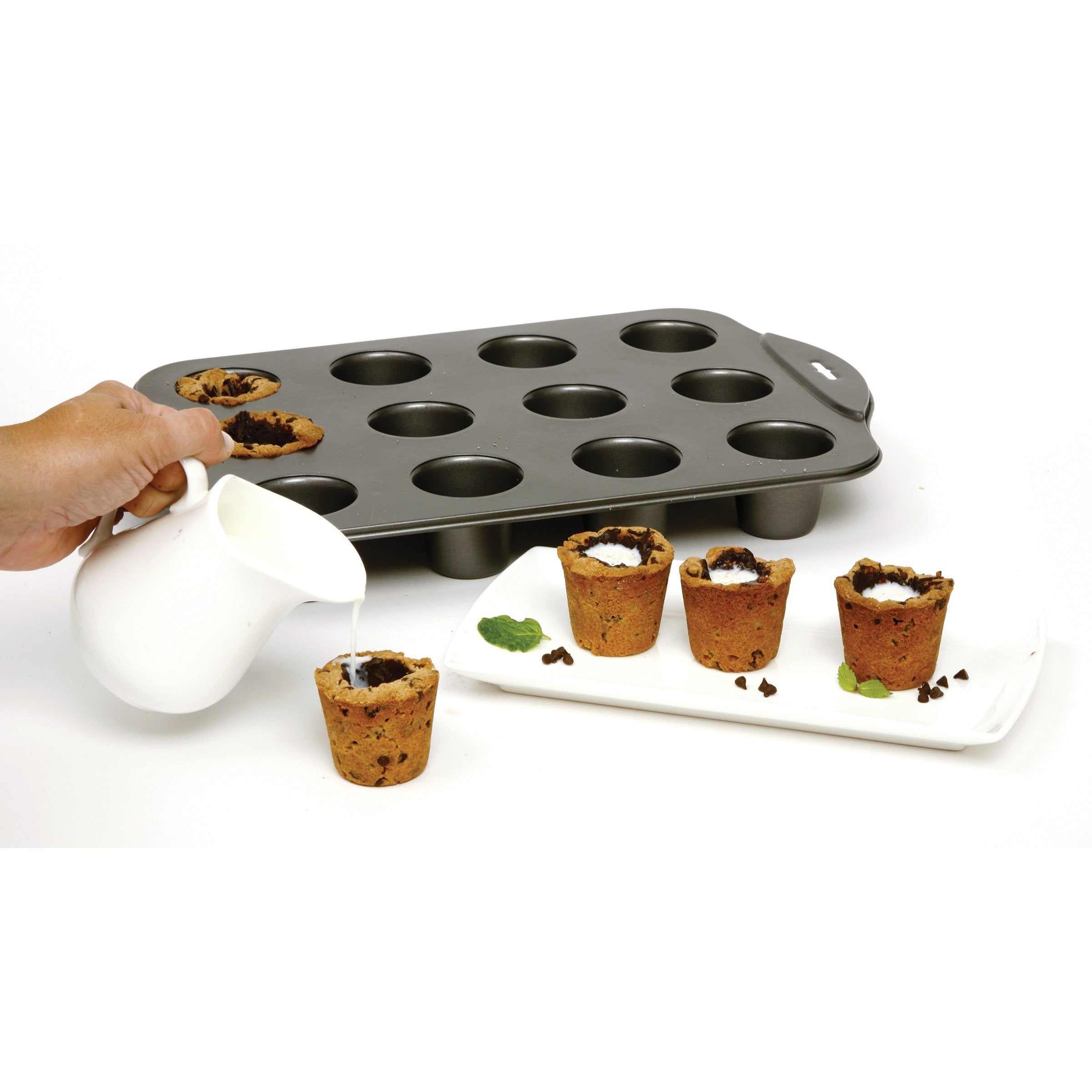 Norpro Nonstick Mini Popover Pan, 12 Count