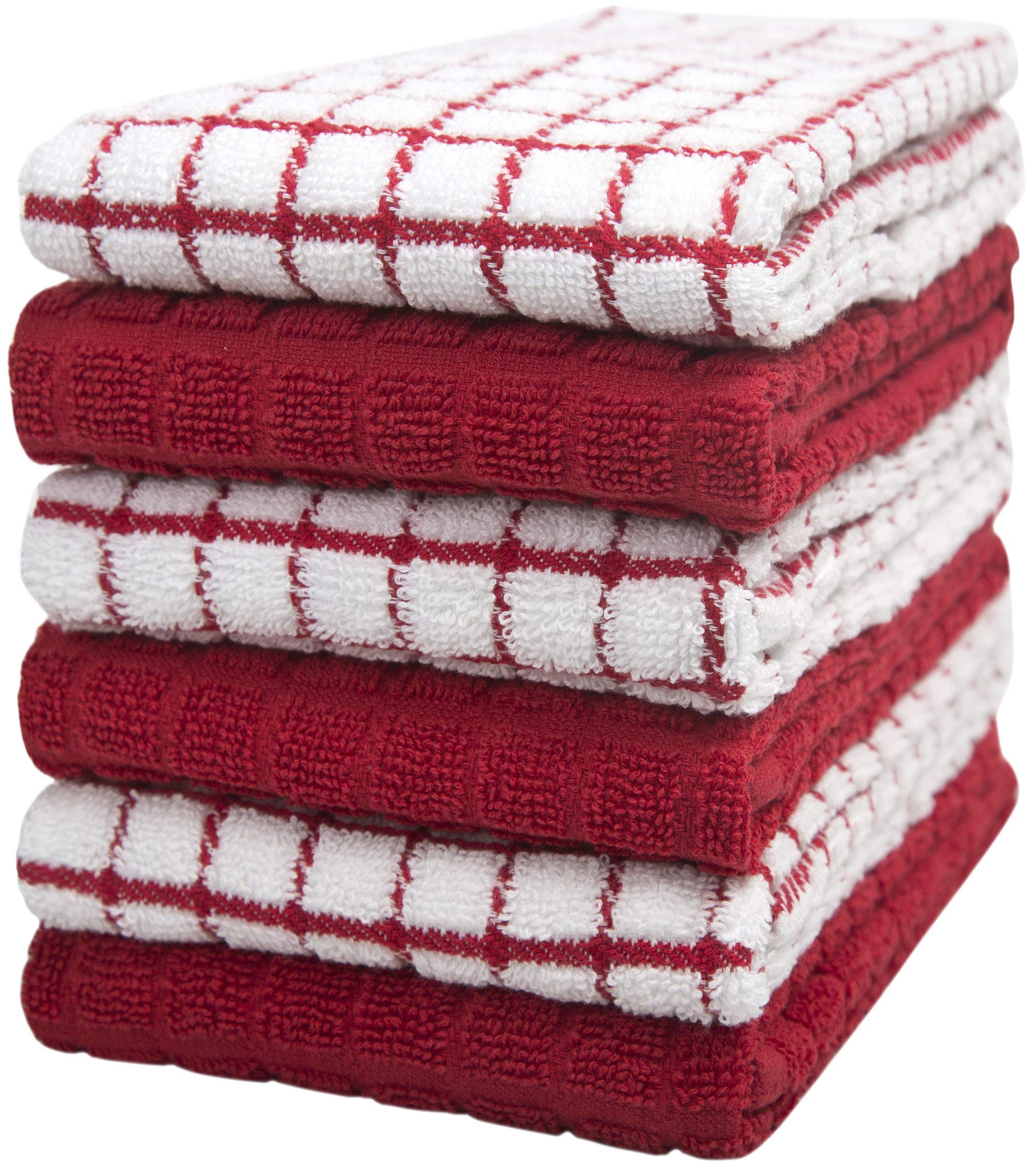 Kitchen Towels 16X 28  Dish Towels  Kitchen Hand Towels  Large Dishcloths Set  Highly Absorbent Tea Towel, Soft With Hanging Loo