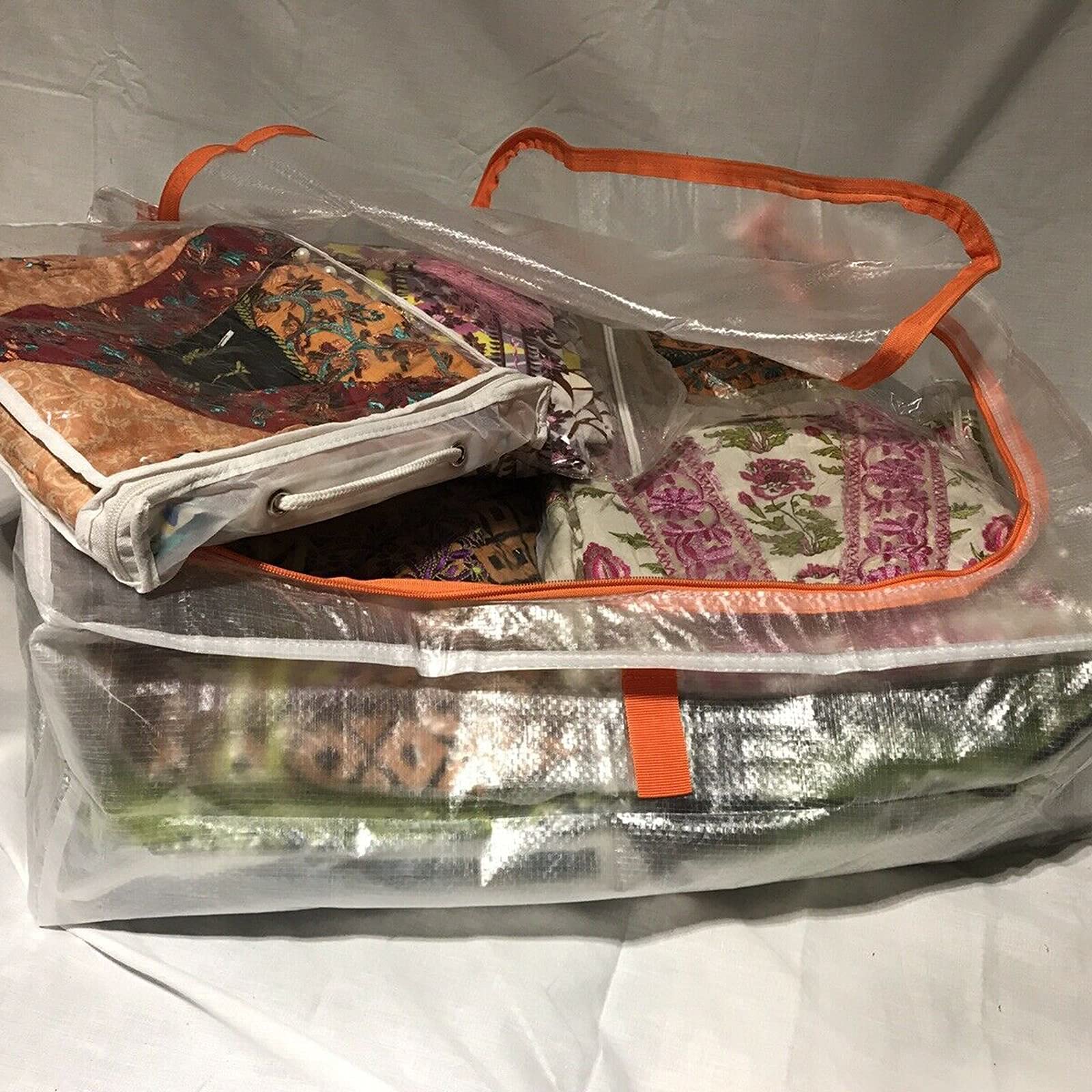 Prkla IKEA 503.953.82 Pack of 3 Storage Bags Cases 55 x 49 x 19 Centimetres