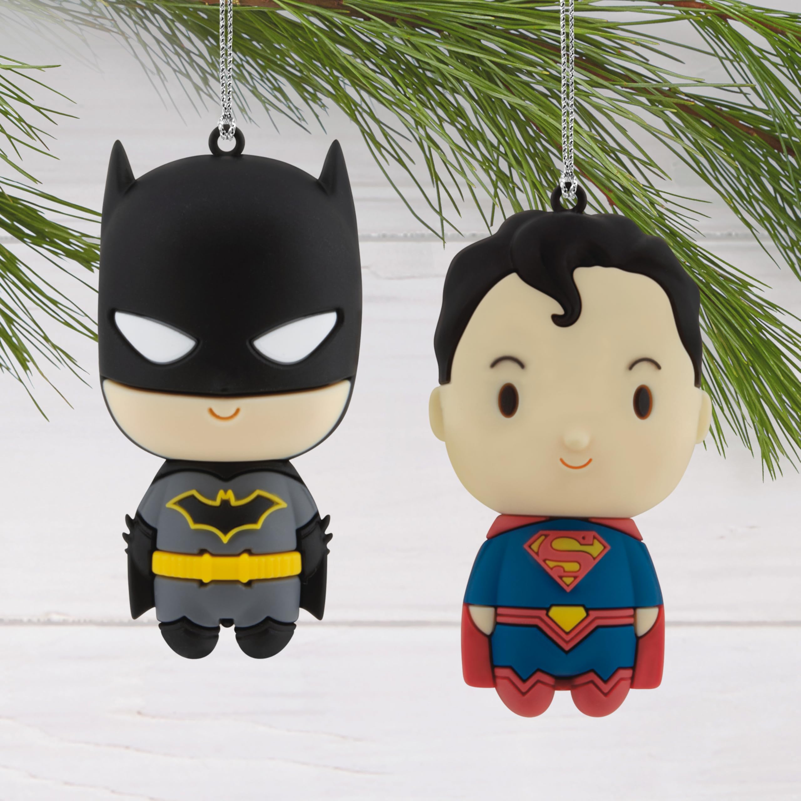 Hallmark DC Justice League Mystery Christmas Ornaments, Set of 2