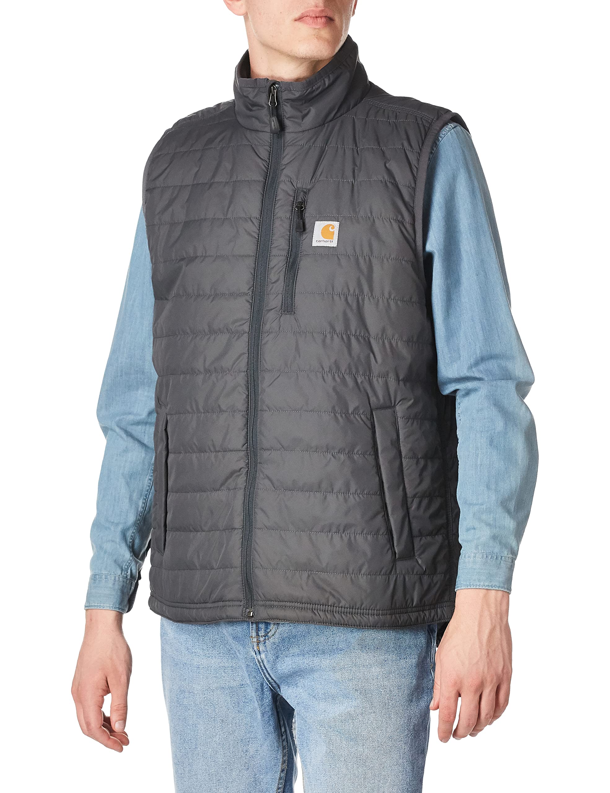 Carhartt Mens Gilliam Vest (Regular And Big  Tall Sizes) Work Utility Outerwear, Shadow, Xx-Large Us