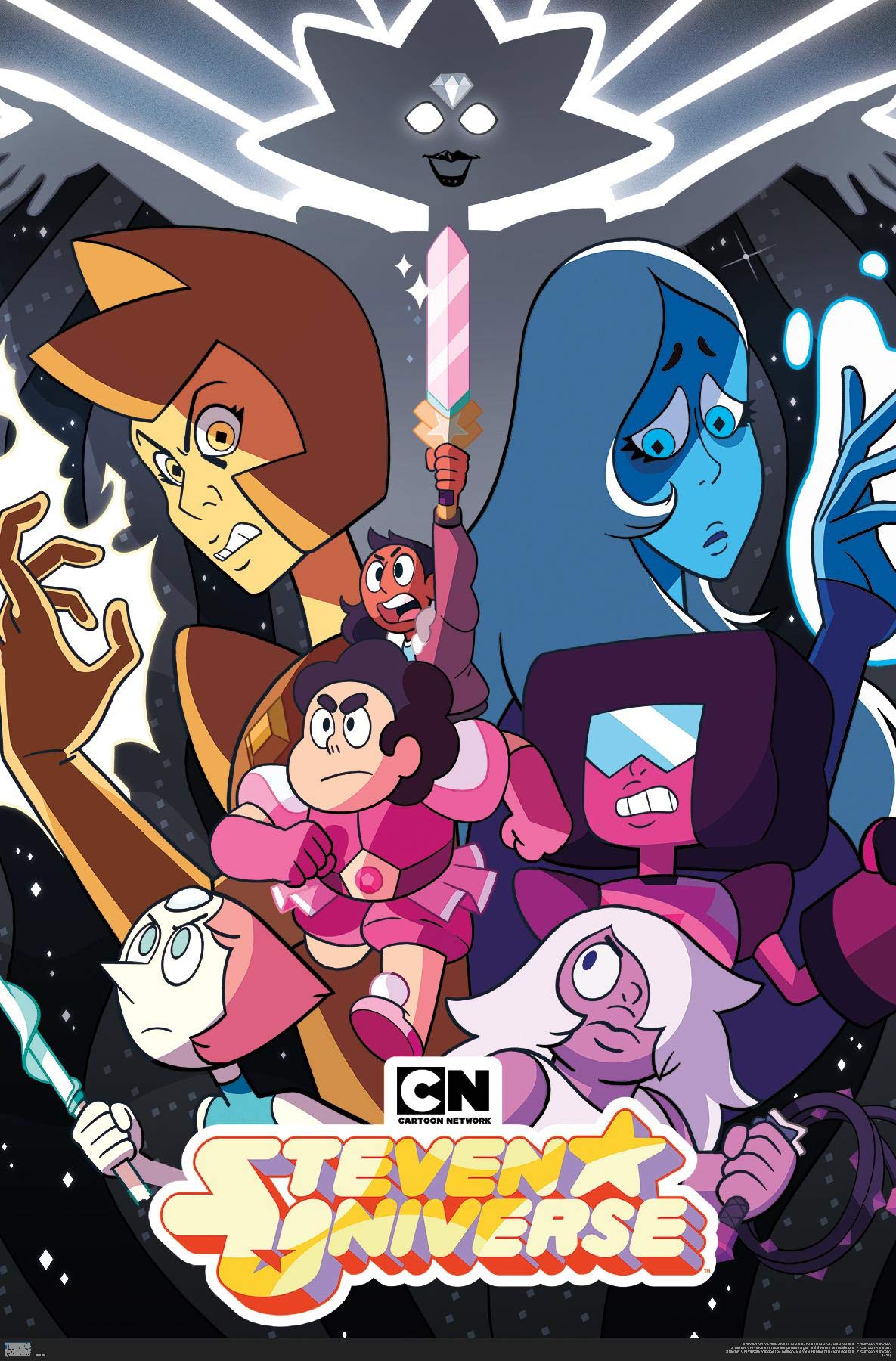 Trends International Steven Universe - One Sheet Wall Poster, 14.72'' X 22.37'', Premium Unframed Version