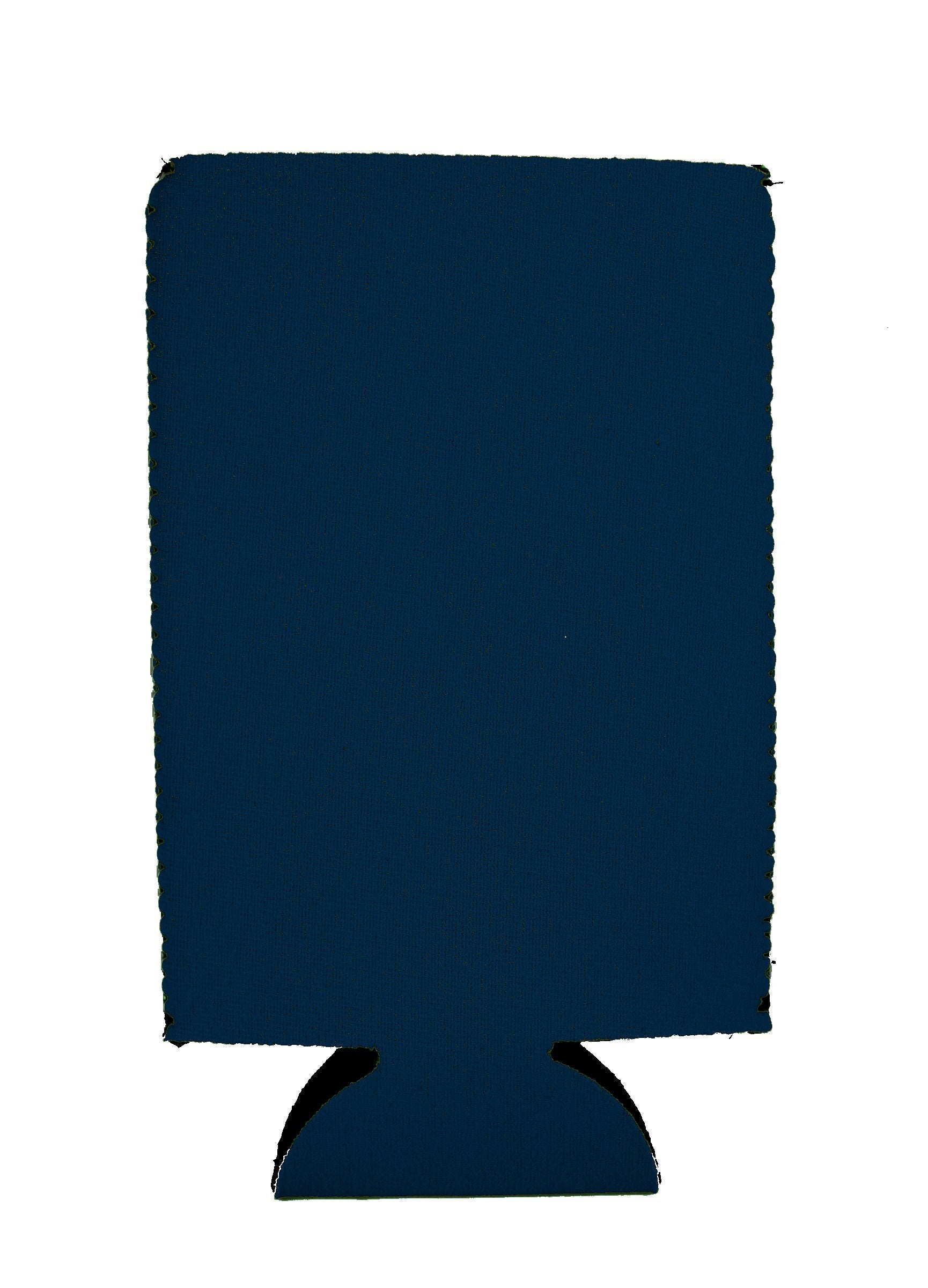 Blank Neoprene 16 Oz. Can Coolie (6 Pack, Navy Blue)