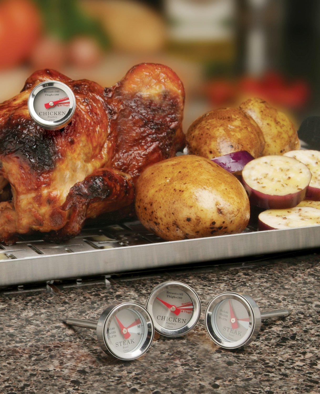 Maverick Housewares Rt-04 Redi-Chek Beef And Poultry Mini Thermometers (Set Of 4)