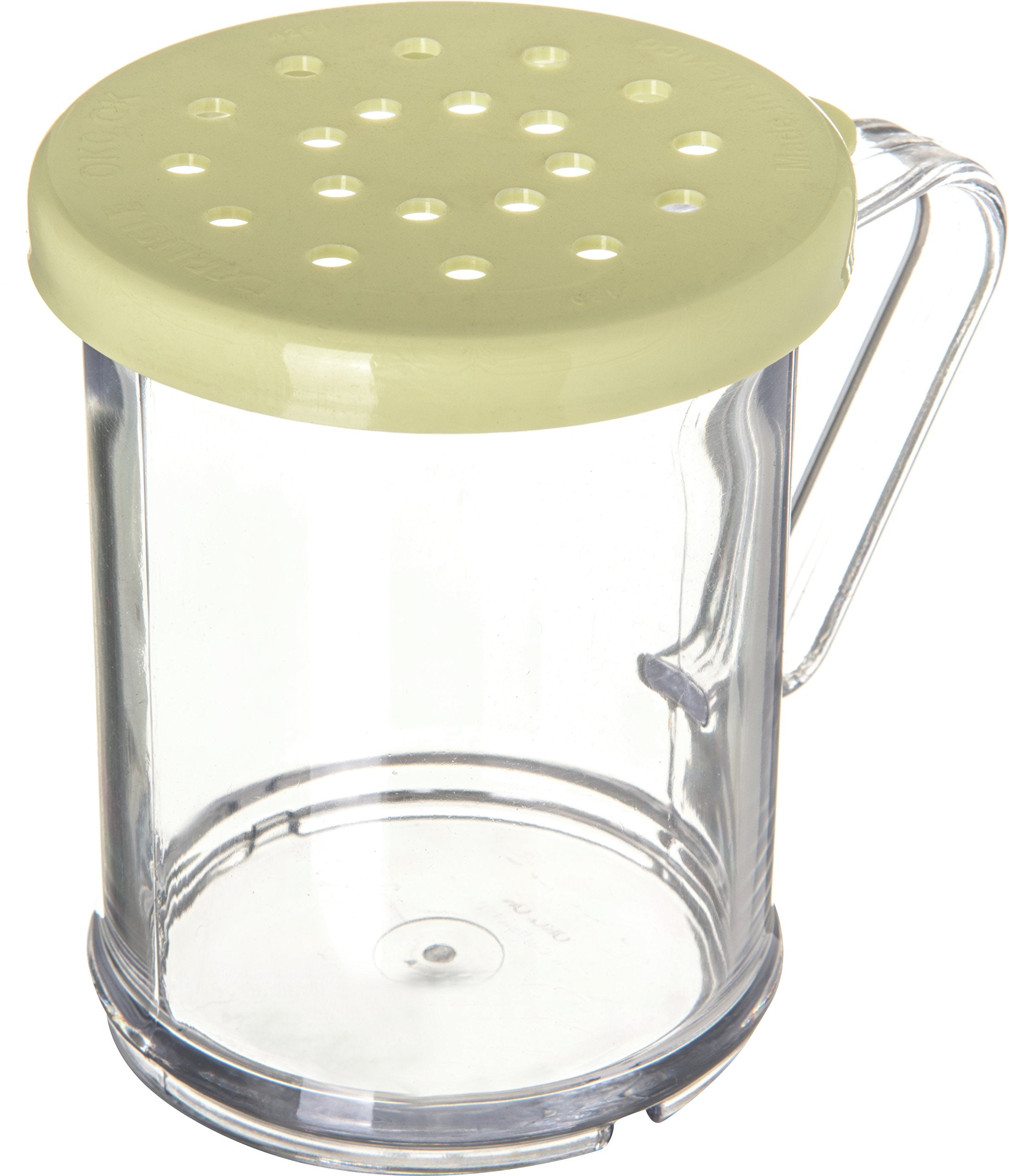 Carlisle Foodservice Products 426104 Polyethylene Cheese Dredge Lid Only, 3.12'' Diameter, Yellow (Case Of 12)