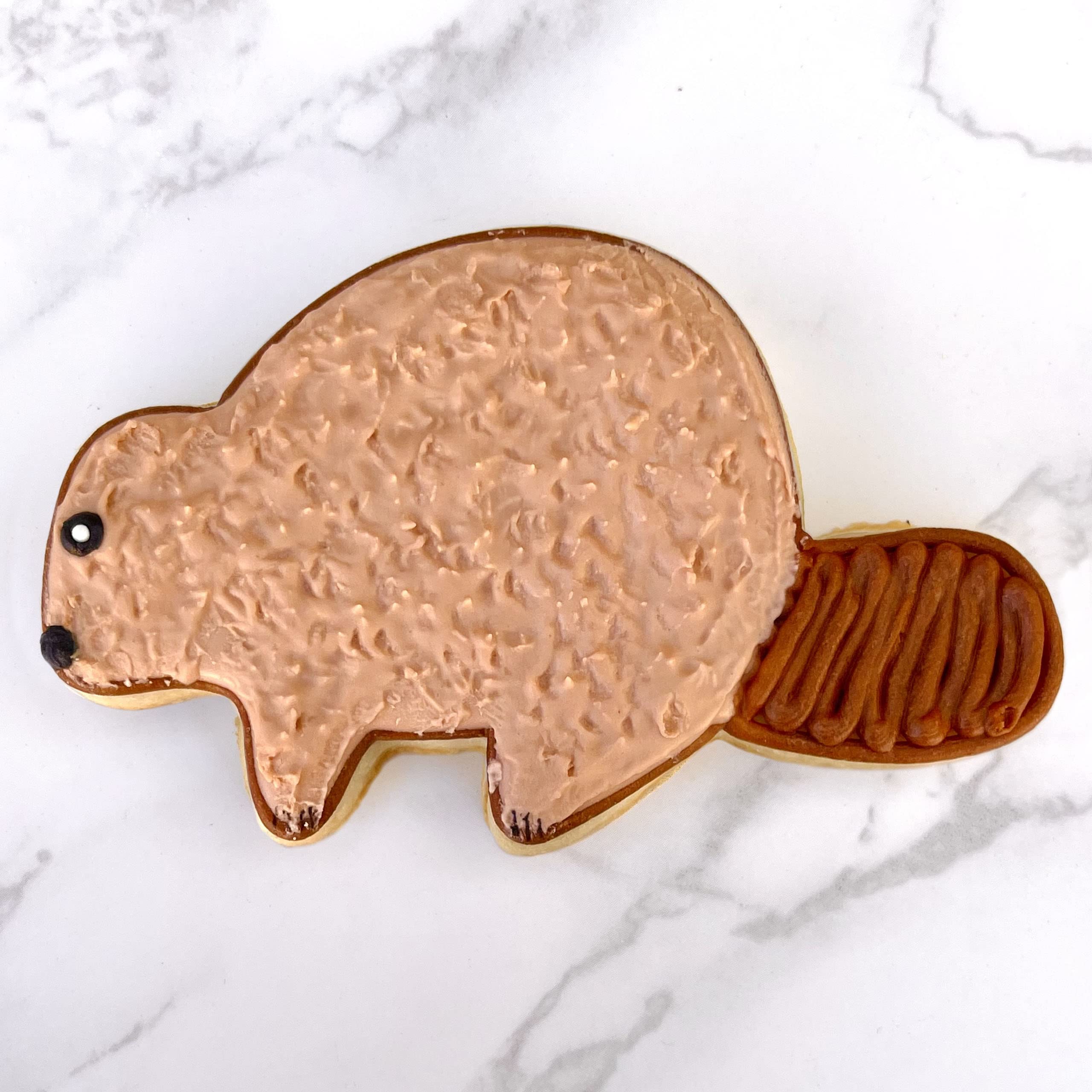 Beaver Cookie Cutter, 4'' Made In Usa By Ann Clark