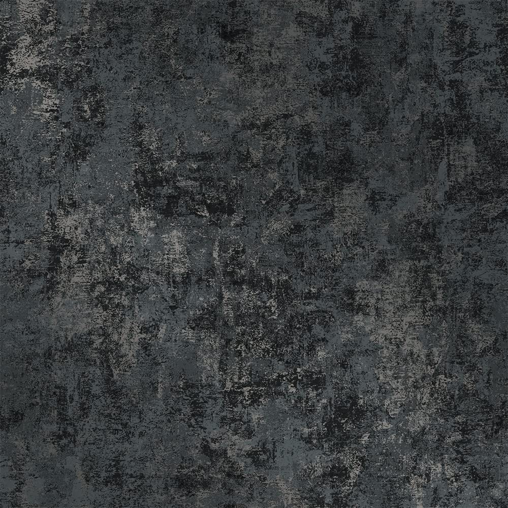 Tempaper Distressed Gold Leaf Peel And Stick Wallpaper 56 Sq. Ft. - Gunmetal