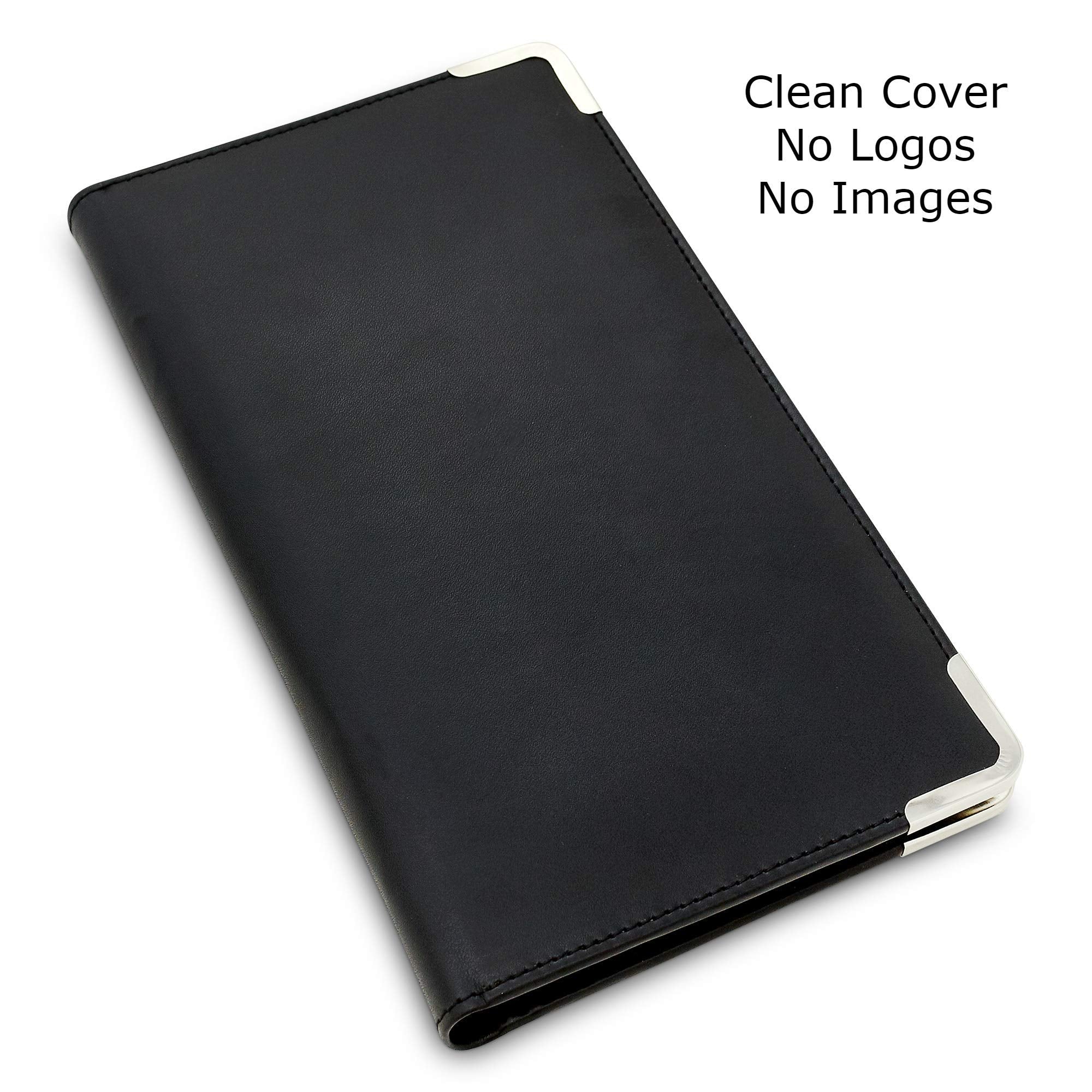 Brinero Premium Server Book  Newly Improved Magnetic Bulk Pockets for 2022  2 Pen Holders  Zipper Pocket  Firm Writing Surface