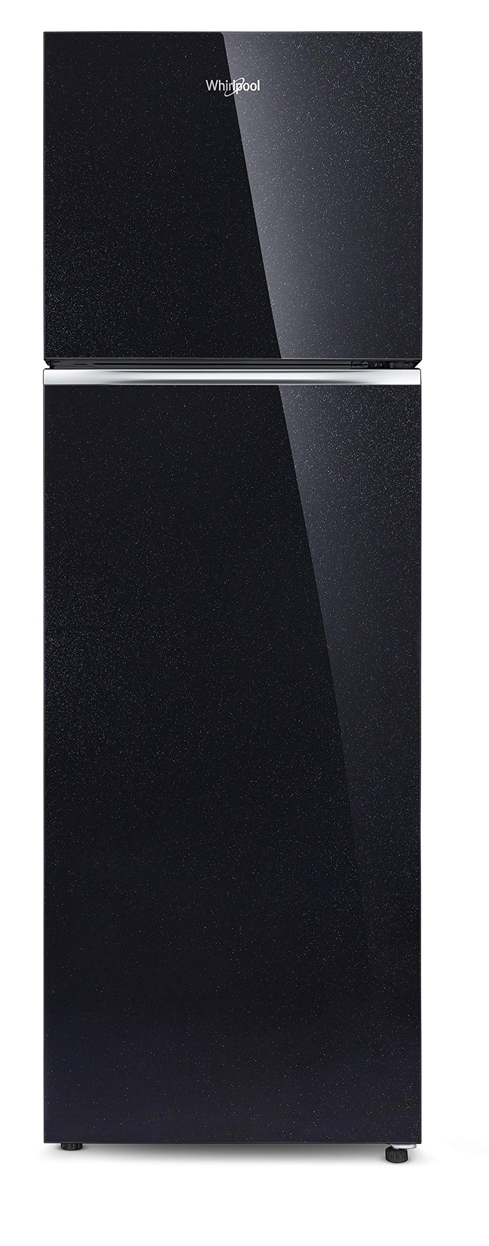 Whirlpool 265 L 2 Star FrostFree Double Door Refrigerator (Neofresh Gd Prm 278 2S, Crystal Black, Glass Door)