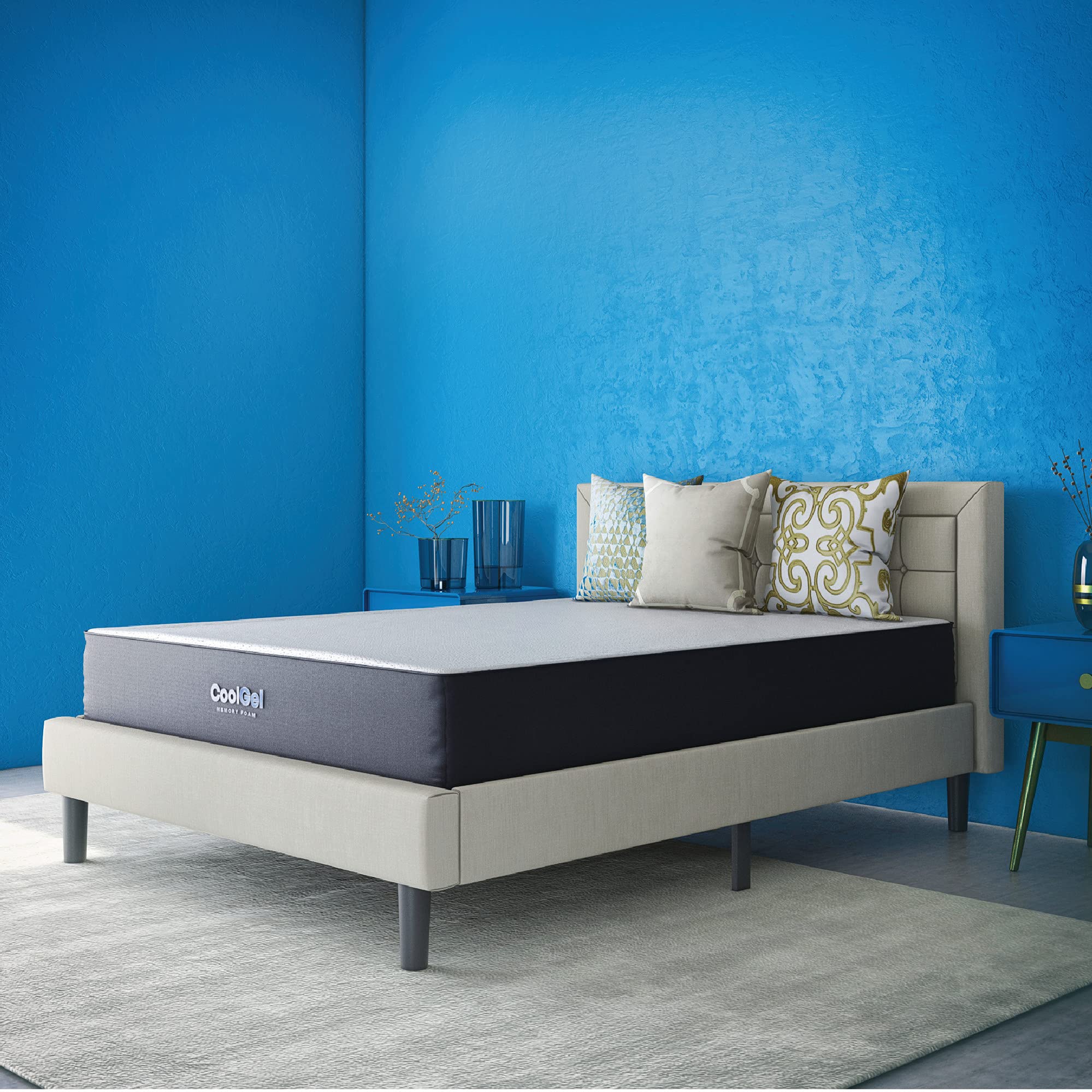 Classic Brands Cool Gel Ventilated Memory Foam 10-Inch Mattress | CertiPUR-US Certified | Bed-in-a-Box  King