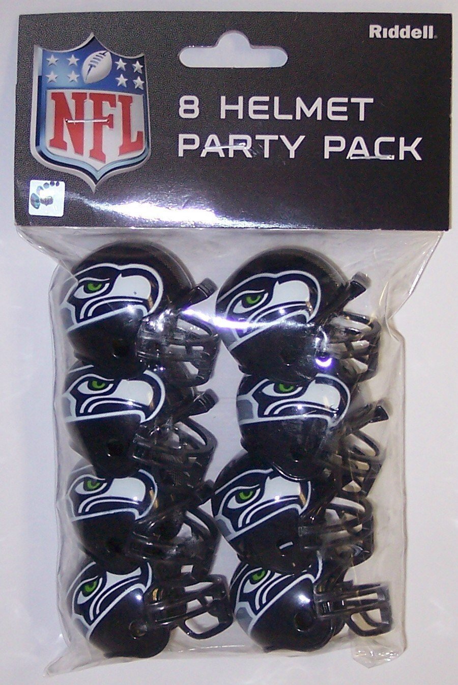 Seattle Seahawks Official NFL 1.5 inch Team Helmet Party Pack by Riddell 330280