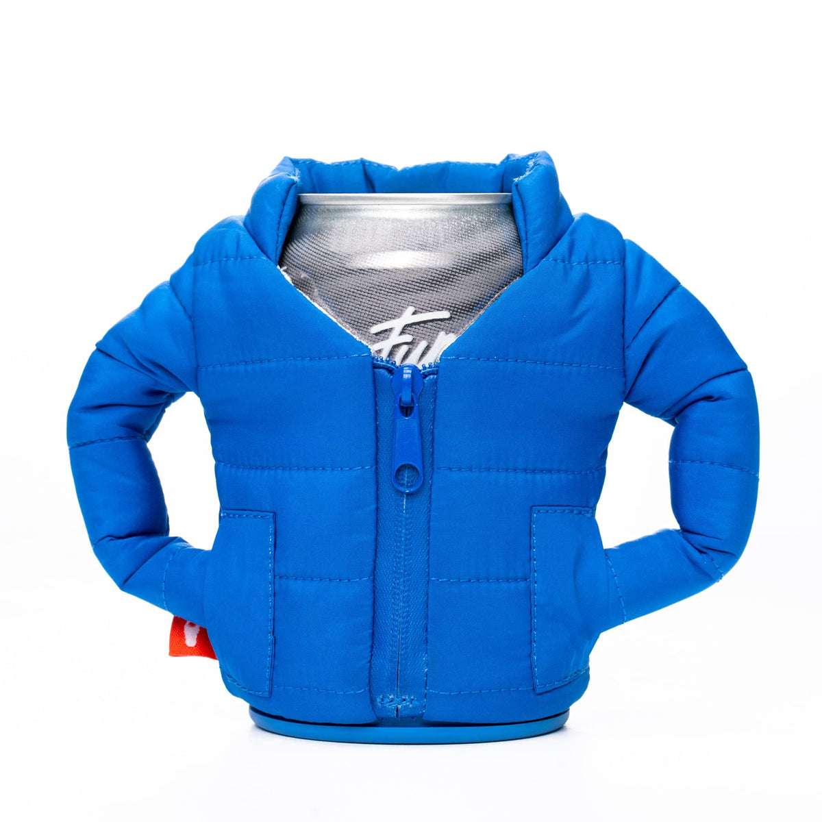 Puffin - The Puffy Beverage Jacket, Insulated Can Cooler, Varsity Blue