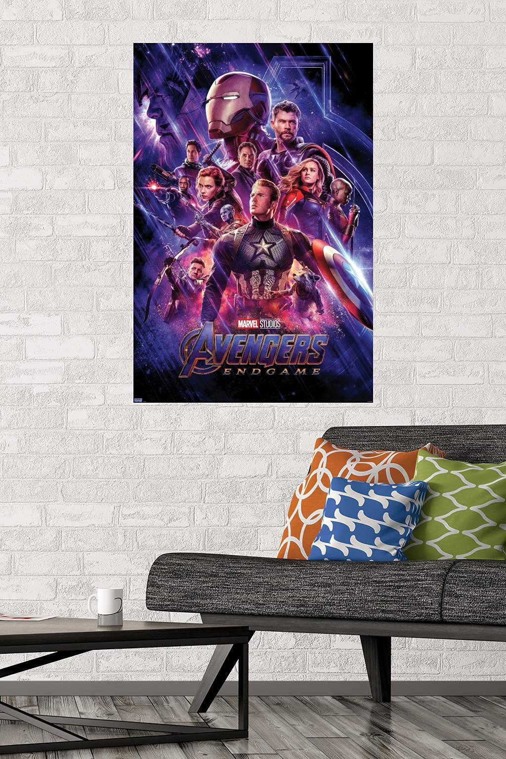 Trends International 24X36 Marvel: Avengers: Endgame - One Sheet Wall Poster, 24'' X 36'', Premium Unframed Version