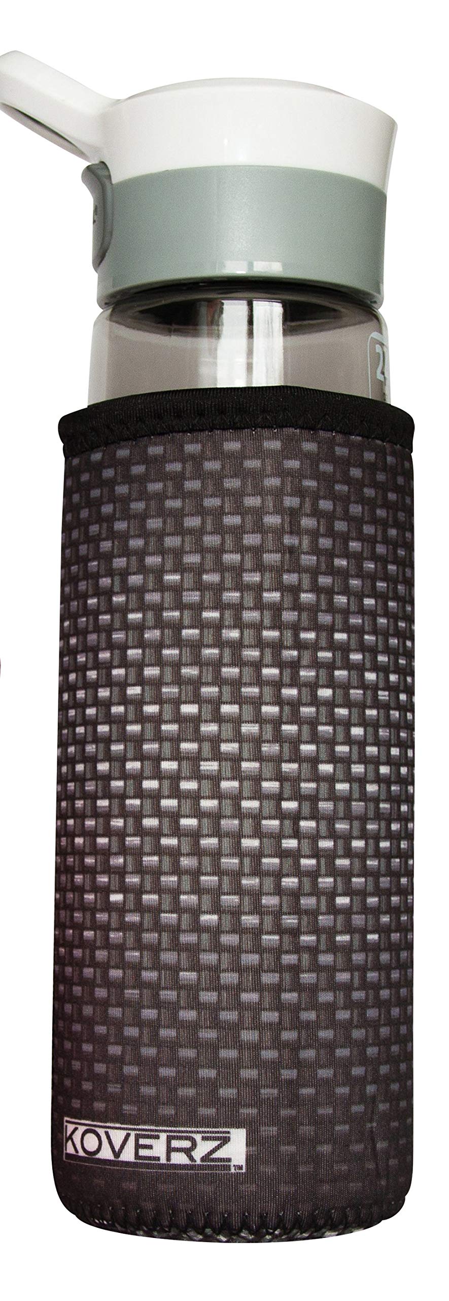 Koverz Neoprene 24-30 Oz Water Bottle Insulator Cooler Coolie - Carbon Fiber