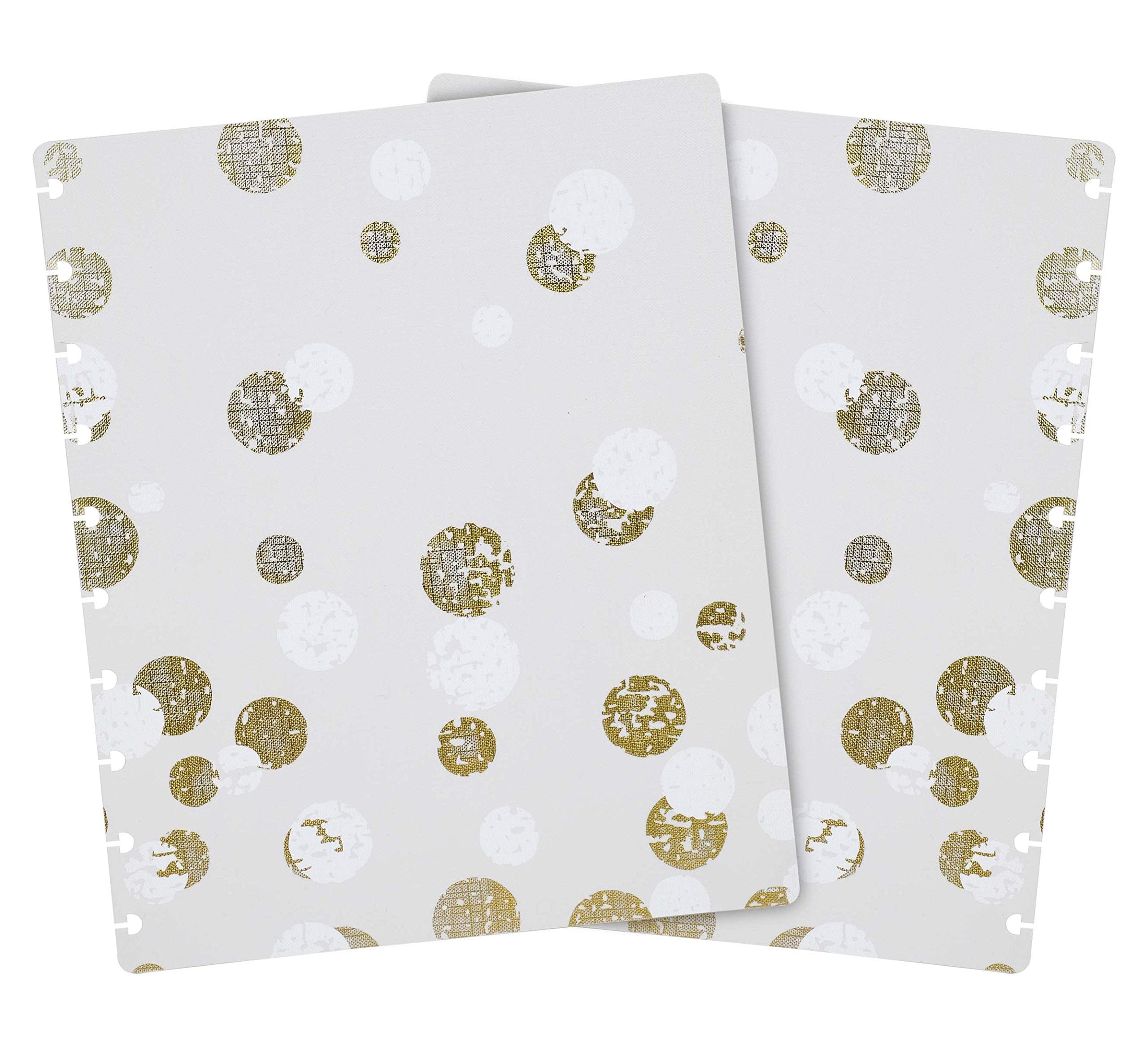 Talia Discbound Notebooks, Planner, Customizable, (Xbounce Gold, Midsize (75In X 975In))