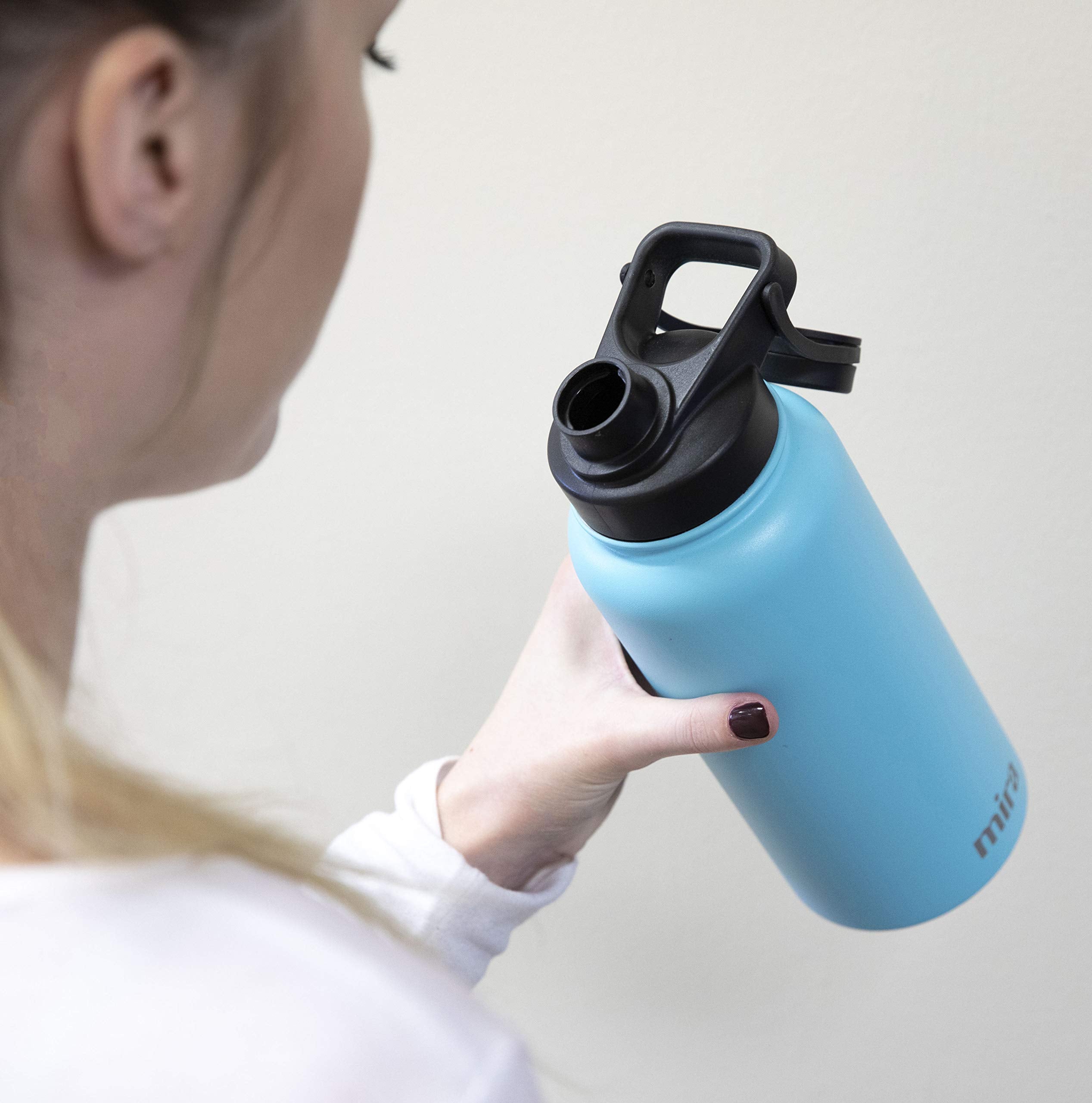 Mira Stainless Steel Insulated Sports Water Bottle - Hydro Metal Thermos Flask Keeps Cold For 24 Hours, Hot For 12 Hours - Bpa-F