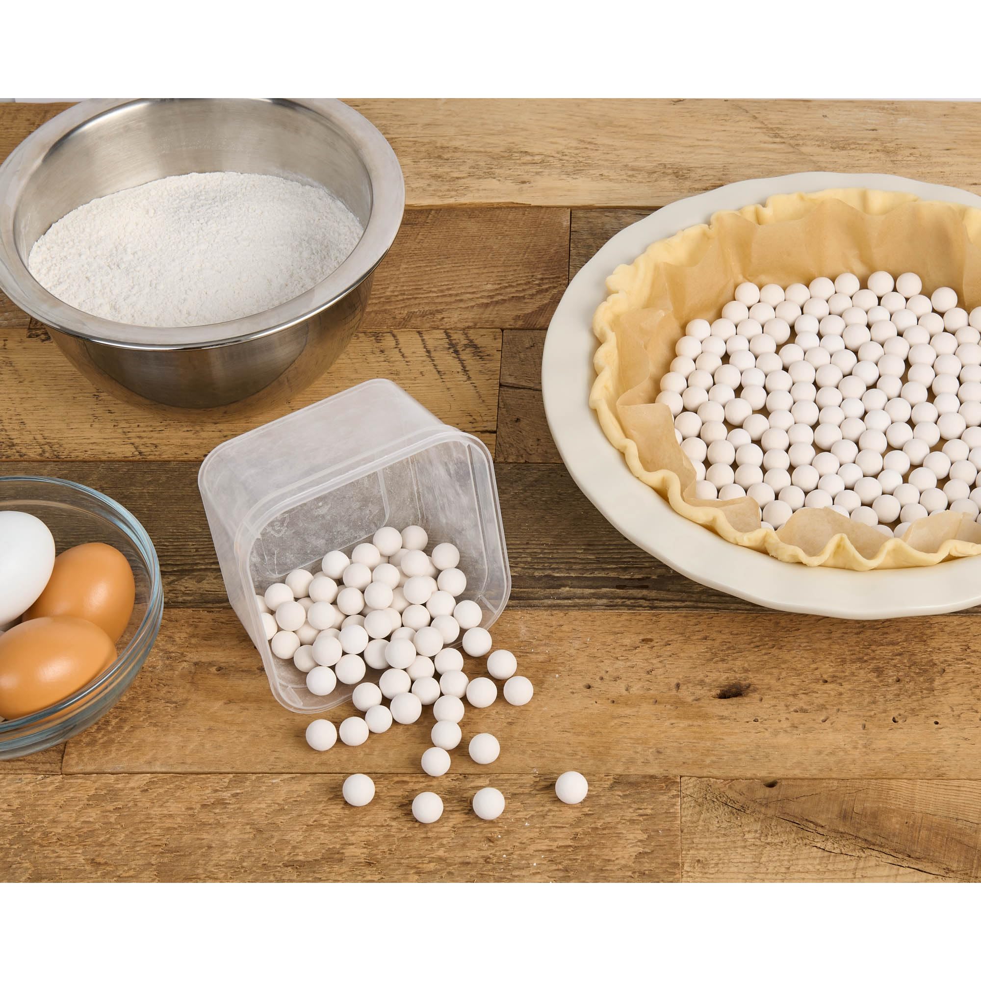 Mrs. Anderson'S Baking Pie Weights | Natural Ceramic Stoneware Beads For Blind Baking | Heat-Safe, Food-Safe, Easy To Use | Prev