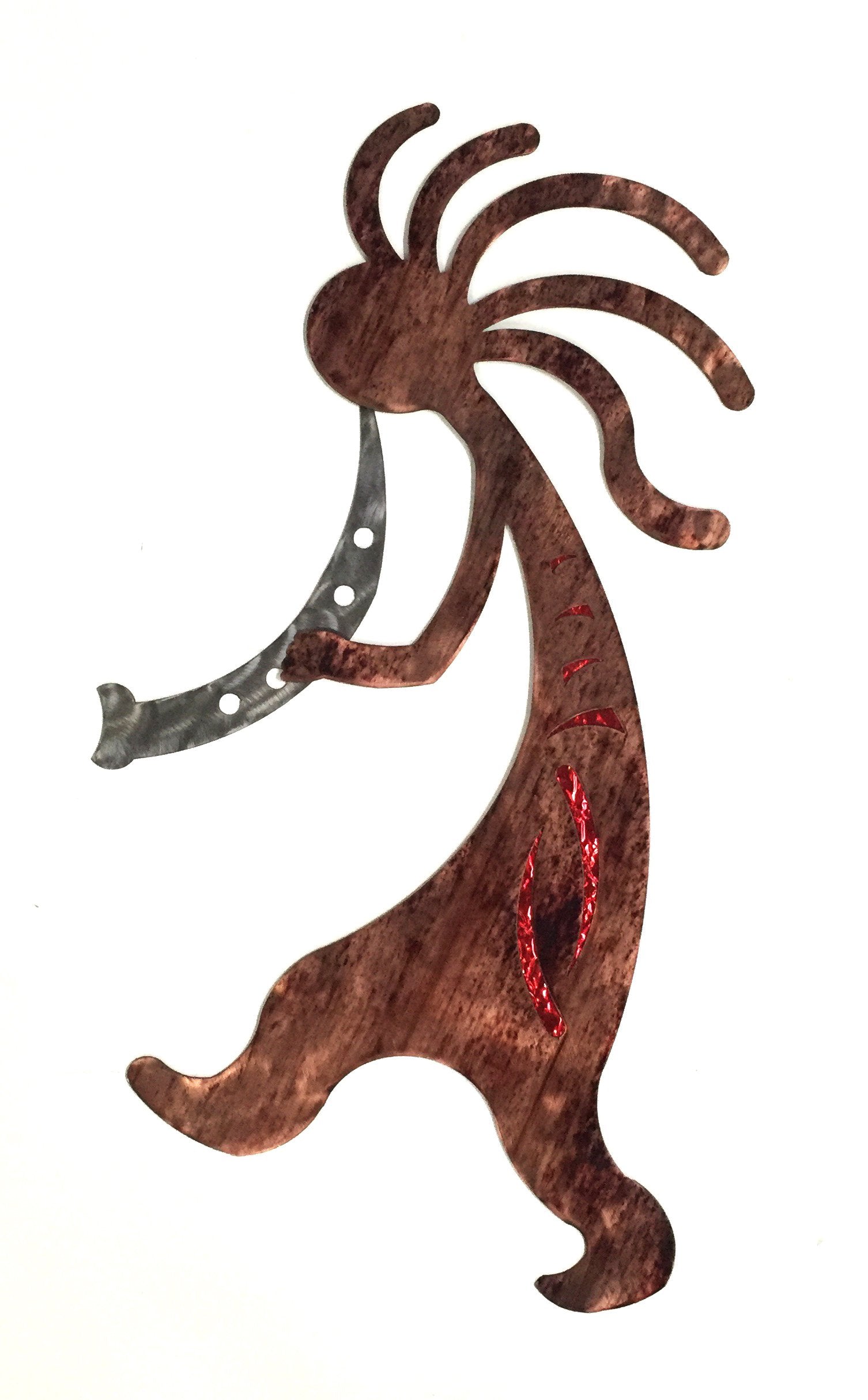 7055 Inc Koko Jo Metal Wall Decor (Red)