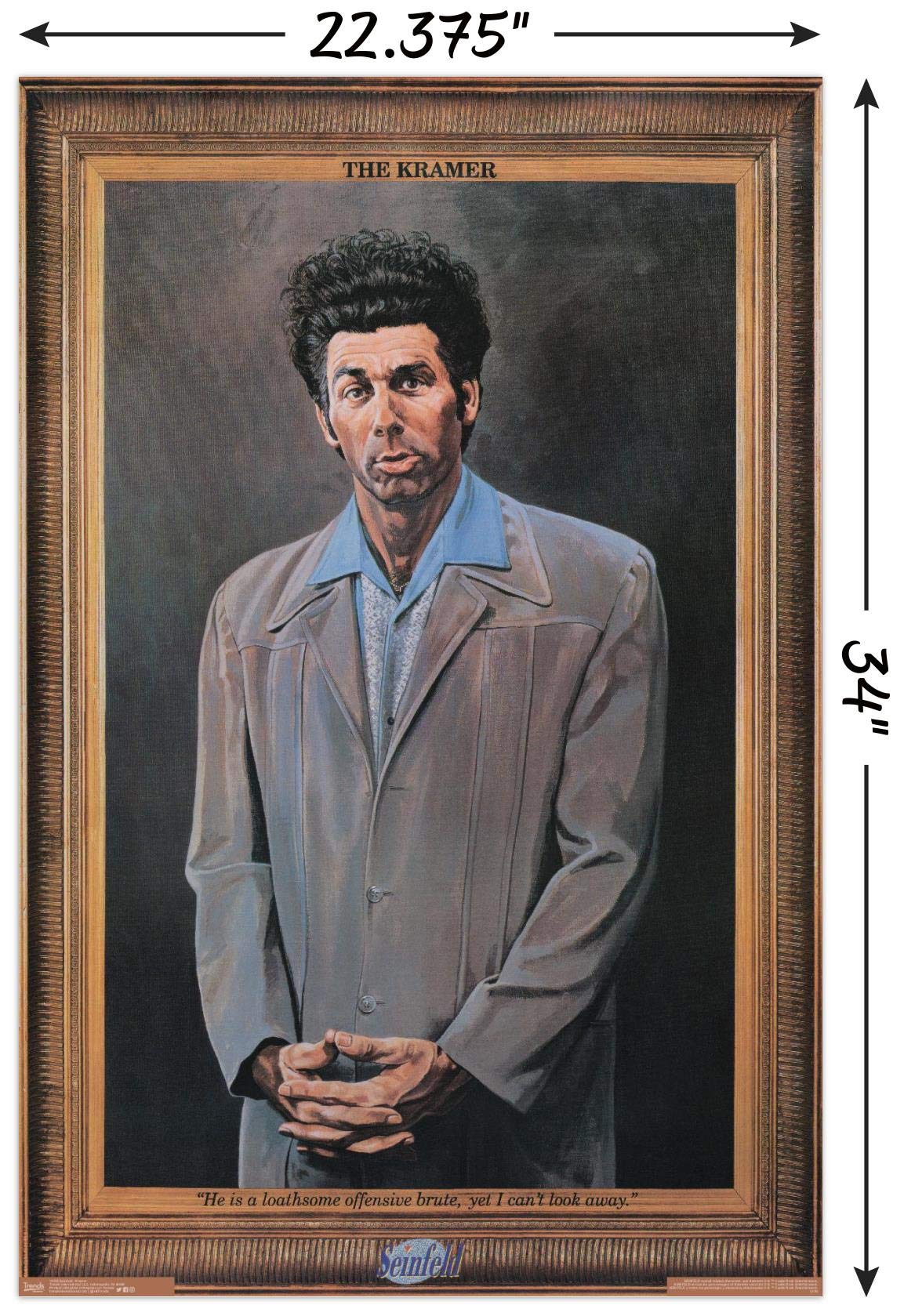 Trends International Seinfeld - Kramer Wall Poster, 22.375'' X 34'', Unframed Version