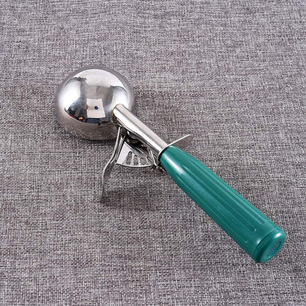 Longluosi Cookie Scoop Set Of 3 With Plastic Handle, Ice Cream Scoop With Trigger, Size Large(2.49 Inch)- Medium(1.97 Inch)- Sma
