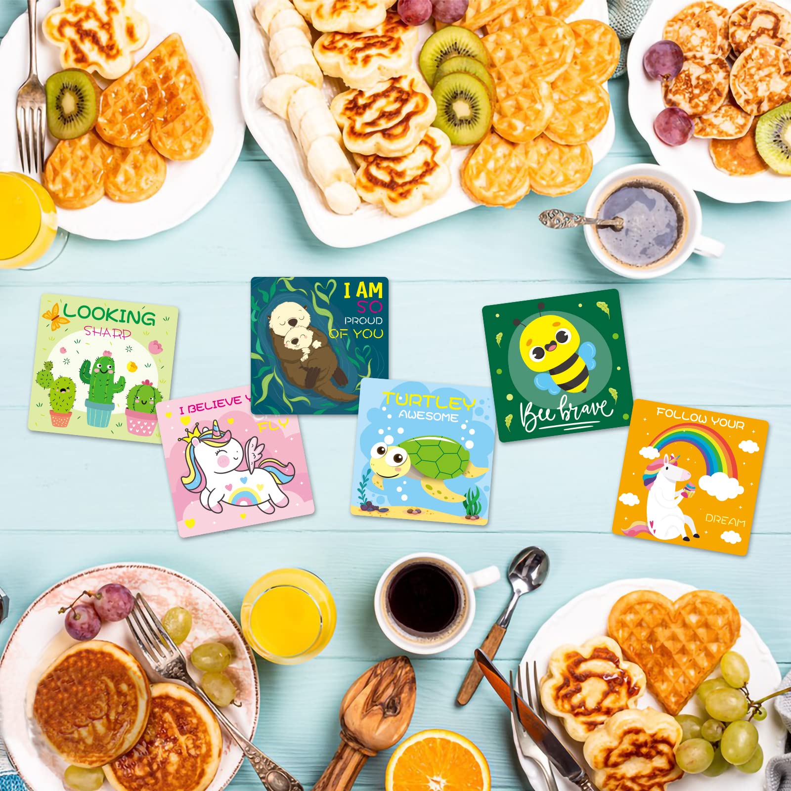 Cute Lunch Box Notes For Kids 108 Pack Funny Pun Daily Inspirational Motivational Encouragement Thinking Of You Cards For Boys A