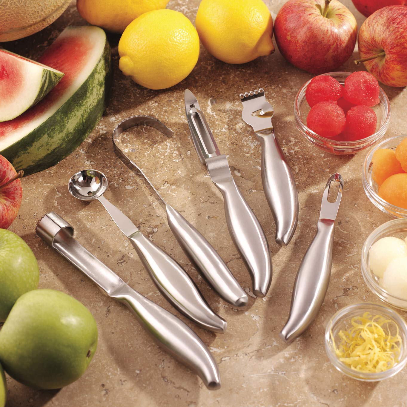 Jean Patrique Stainless Steel Kitchen Utensils Set For Garnishing