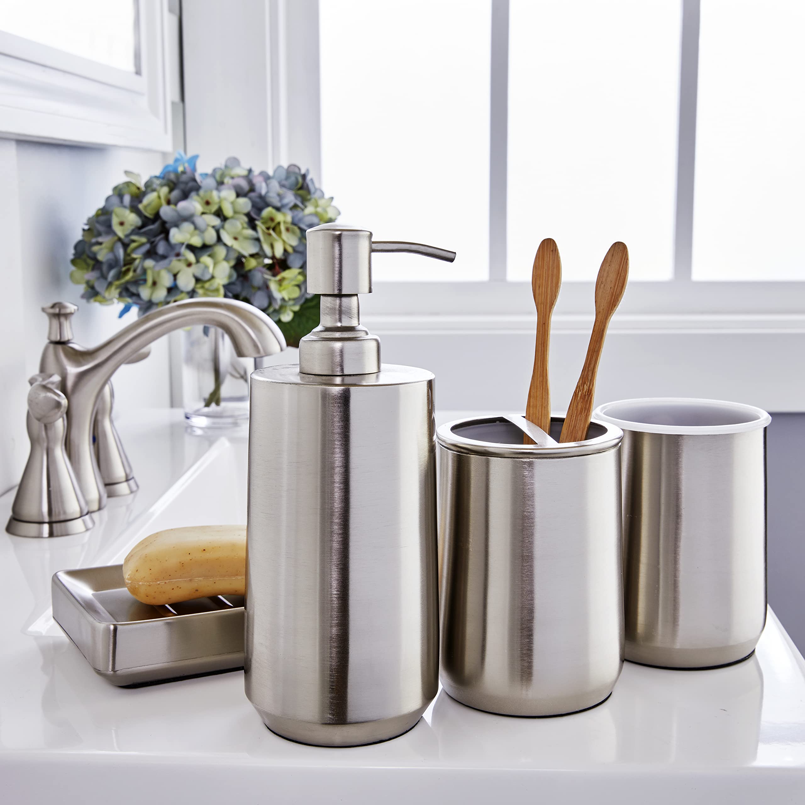 Skl Home By Saturday Knight Ltd. Roche Soap Dish, Stainless Steel , 1.24X3.76X5.2