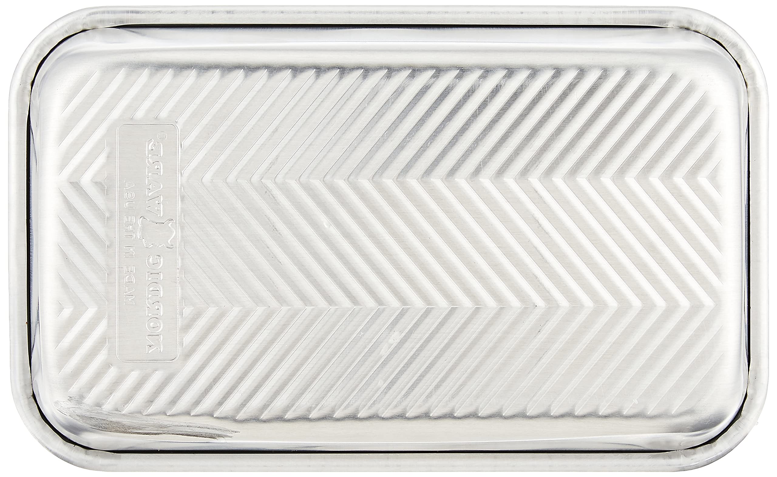 Nordic Ware 6'' W X 9.7'' L Aluminum Loaf Pan, Grey