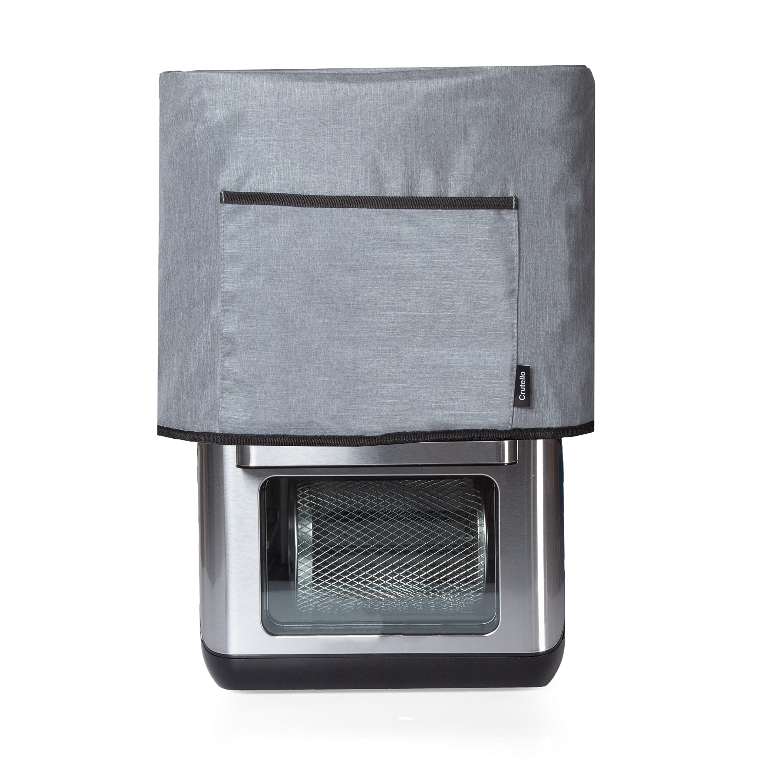 Crutello Air Fryer Cover With Storage Pockets For 10 Quart Fryer - Small Appliance Dust Covers, Kitchen Appliance Air Fryer Cove