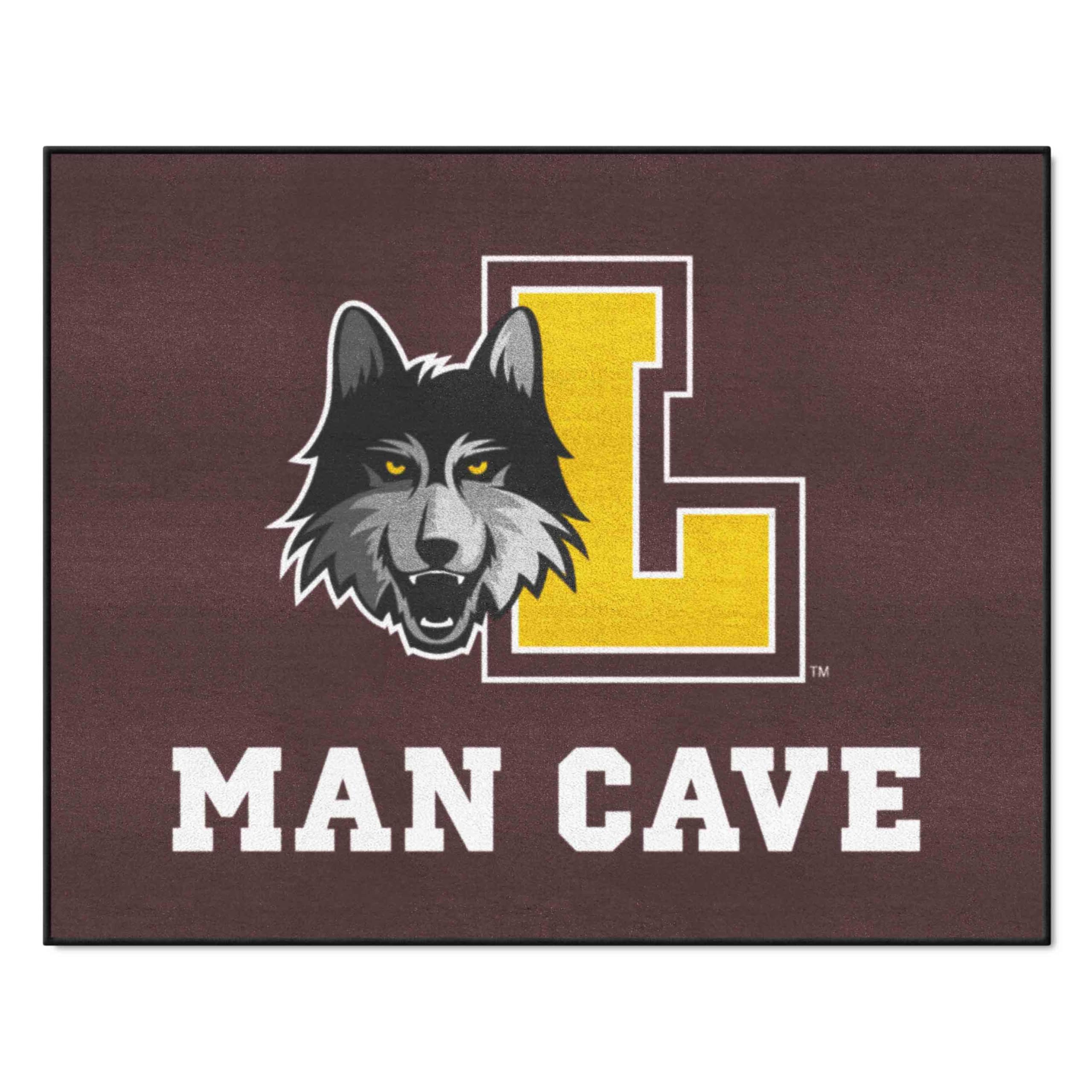 FANMATS 24505 Loyola Chicago Ramblers Man Cave All-Star Rug - 34 in. x 42.5 in.
