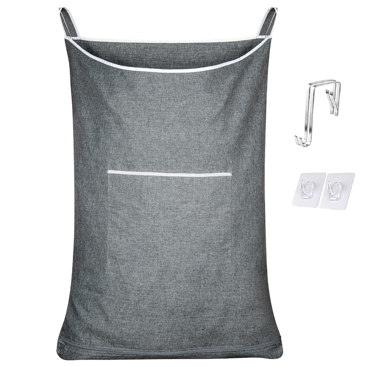 Kingsuslay Xl Hanging Laundry Hamper, Hanging Hamper With Large Openging,Space Saving Hanging Laundry Bag,Over The Door Hamper A