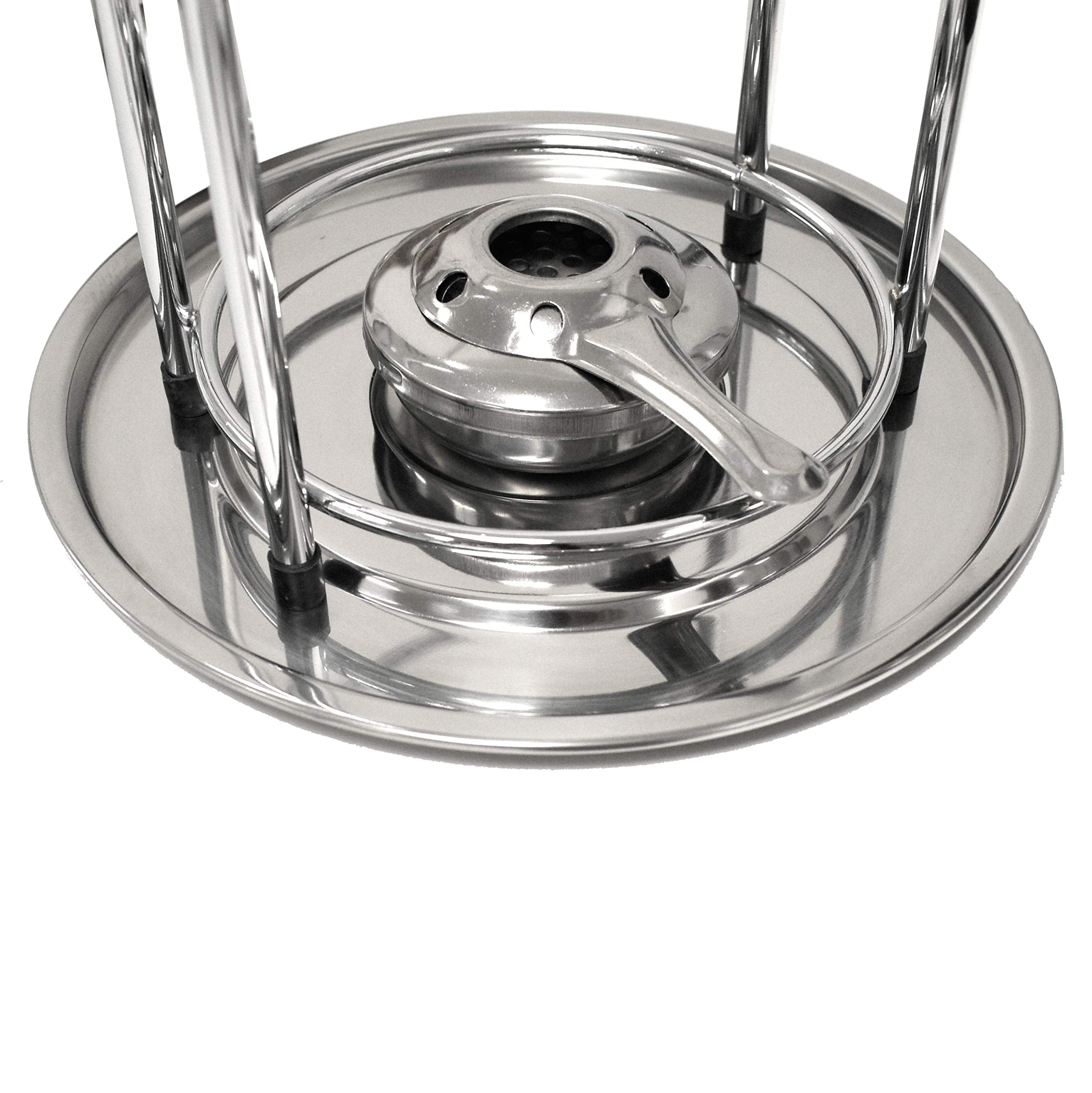 Norpro Stainless Steel 10 Piece Fondue Set, Medium, Silver