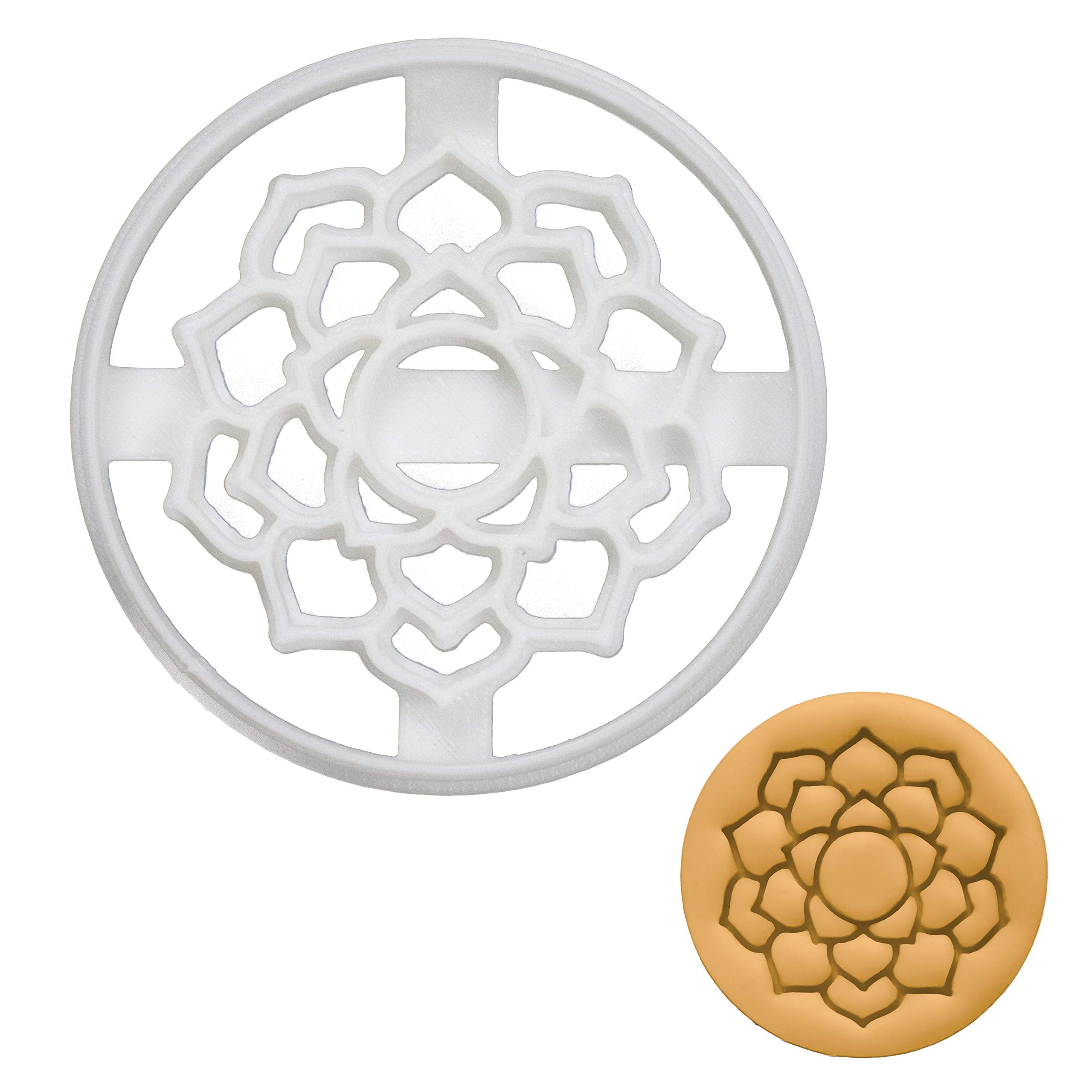 Yoga Chakras Cookie Cutter (Design: Sahasrara), 1 Piece - Bakerlogy