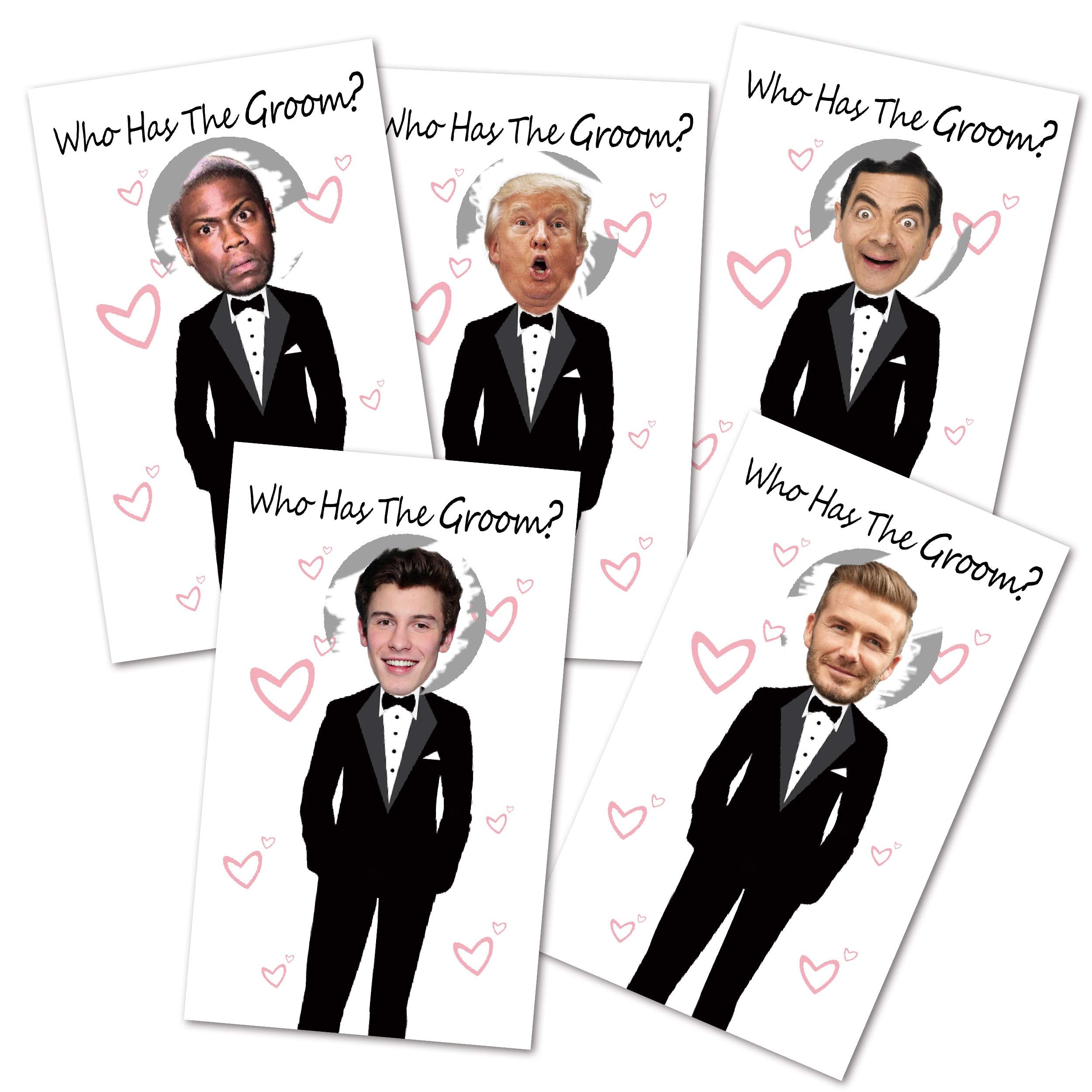 Cute Bridal Shower Games - Scratch Off Bridal Shower Game.Funny Bachelorette Party Games - Who Has The Groom - 33 Sheets