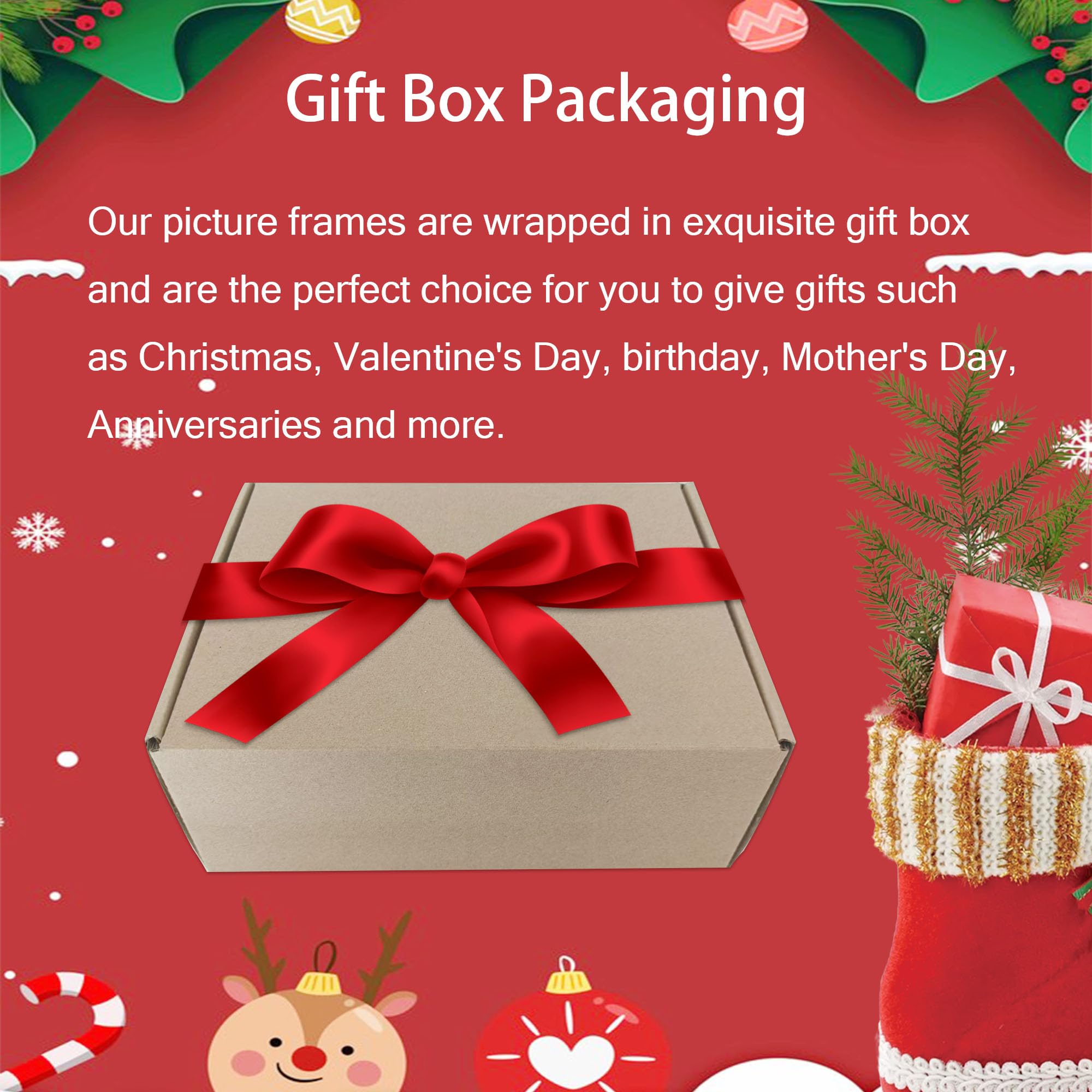 ccdcc 4x6 Picture Frame Set of 4, 4 x 6 Wood Photo Frames with Mat for 3.5x5, Natural Wooden Frame with Real Glass Cover for Wal